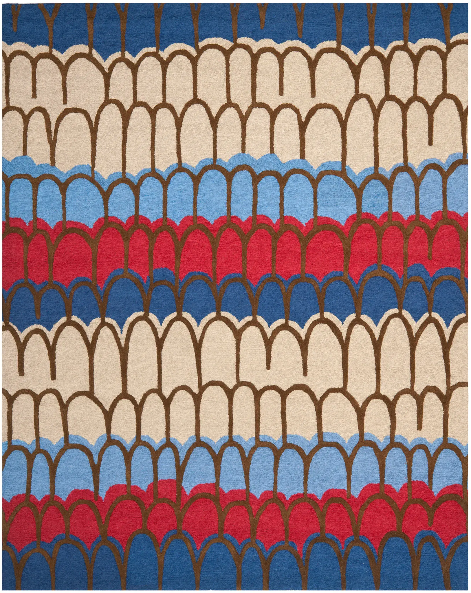 Safavieh Kids Scalloped Hand-Tufted Rug