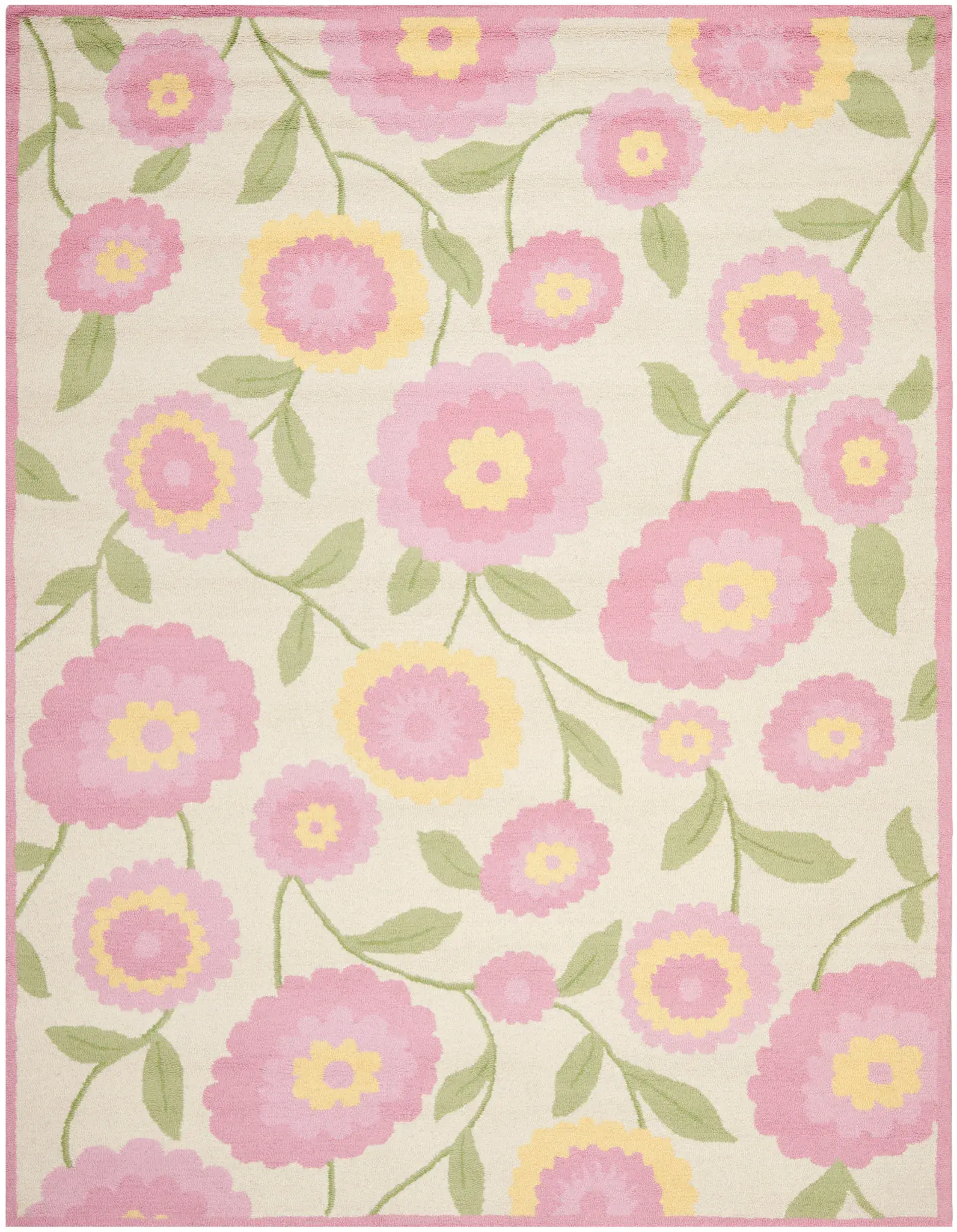 Safavieh Kids Trailing Floral Hand-Tufted Wool Rug