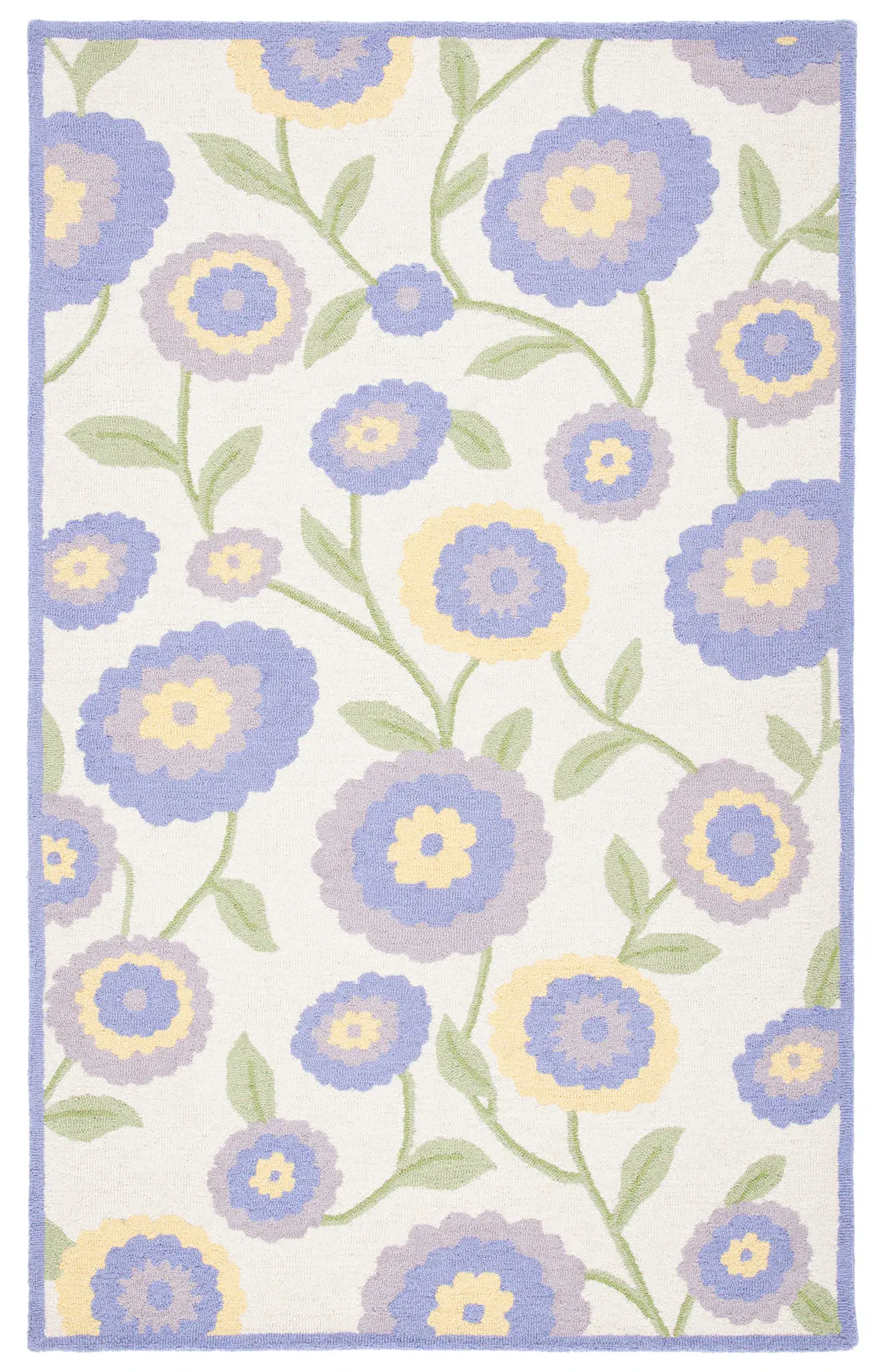 Safavieh Kids Trailing Floral Hand-Tufted Wool Rug