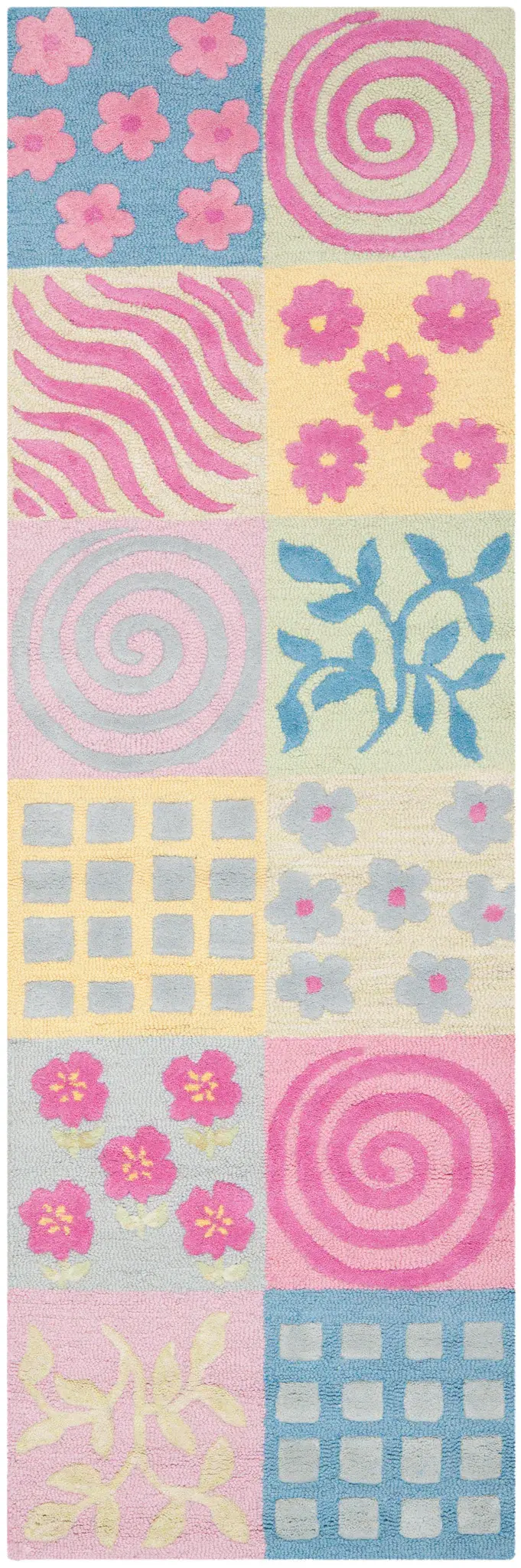 Safavieh Kids Patchwork Hand-Tufted Wool Rug