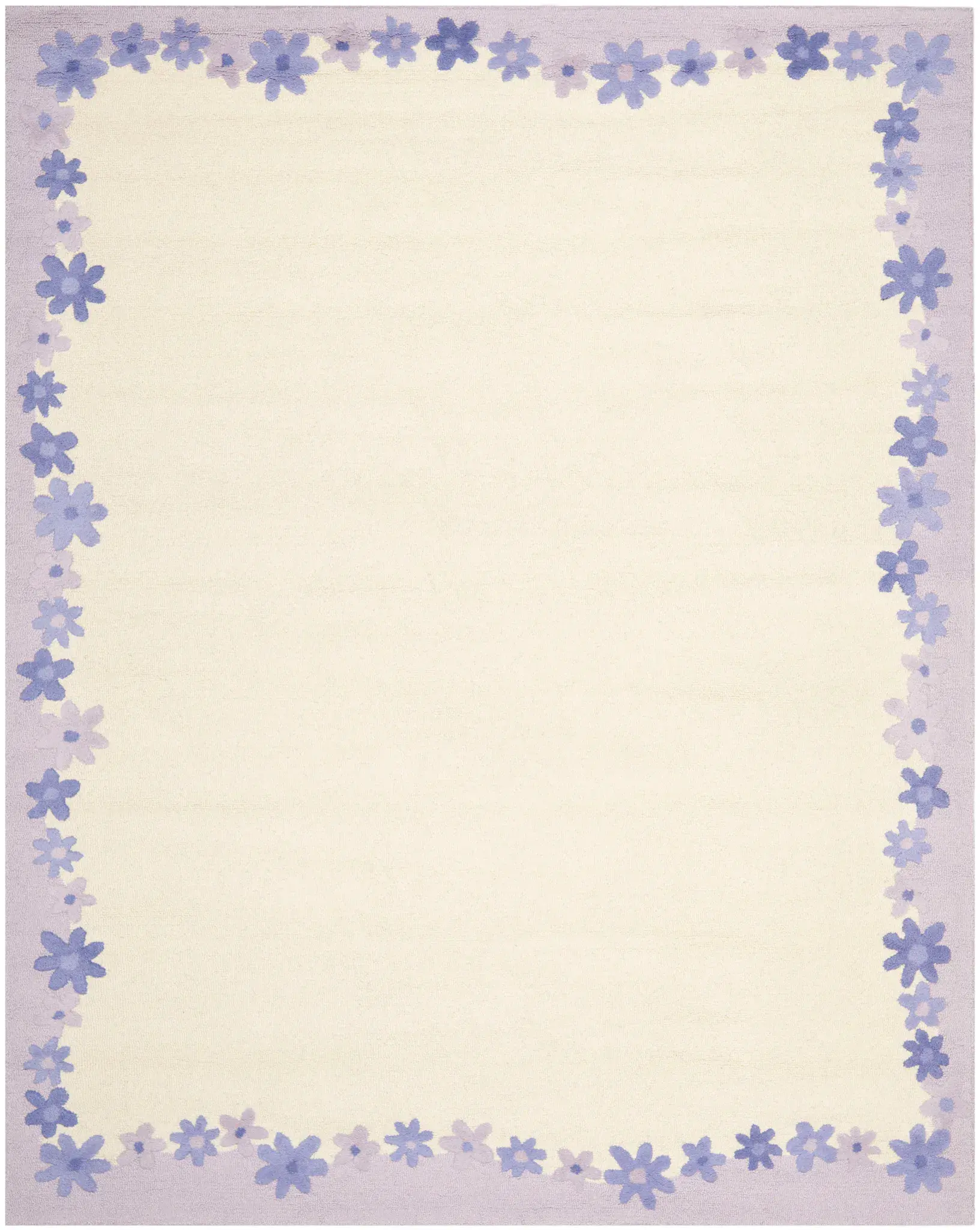 Safavieh Kids Floral Border Hand-Tufted Wool Rug