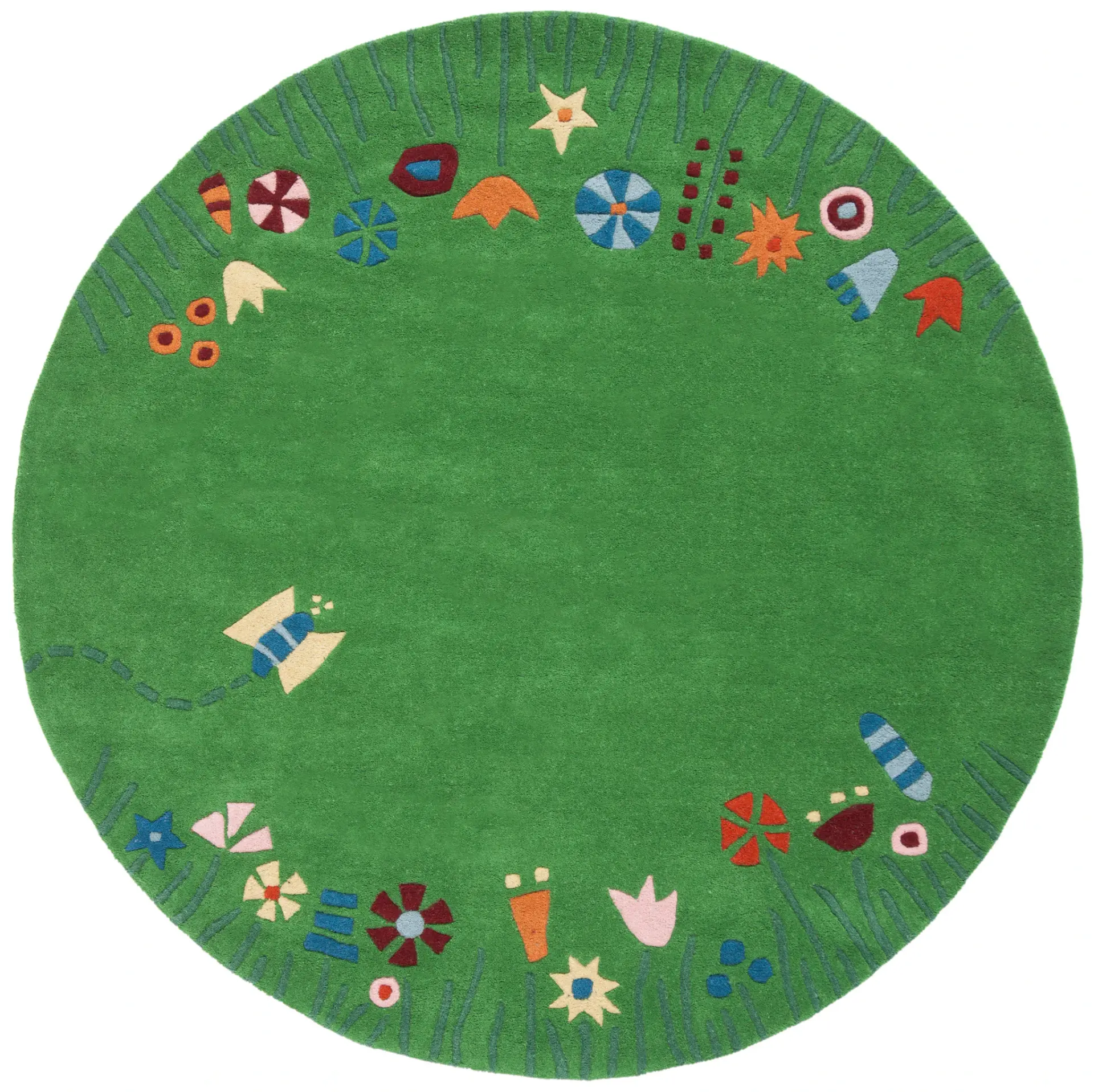 Safavieh Kids Garden Border Hand-Tufted Wool Rug