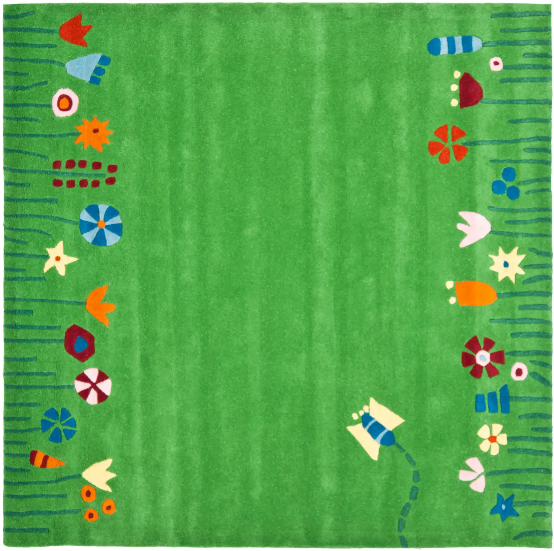 Safavieh Kids Garden Border Hand-Tufted Wool Rug