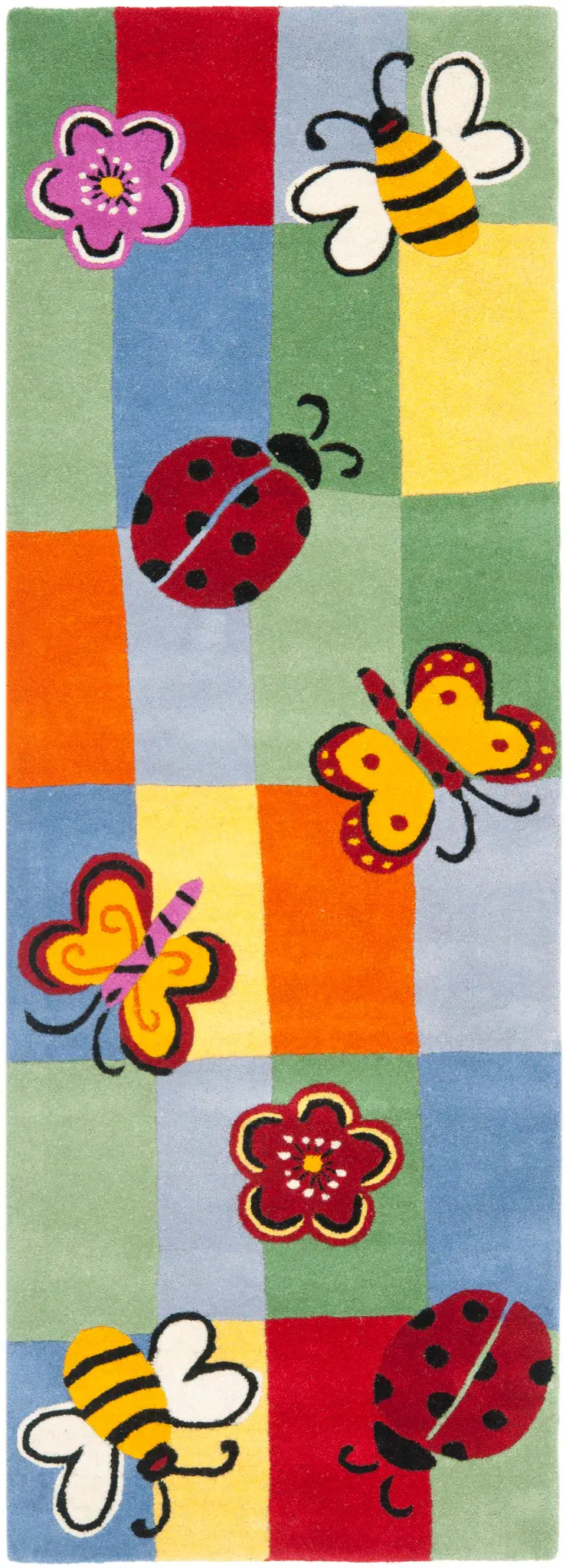 Safavieh Kids Garden Grid Hand-Tufted Wool Rug