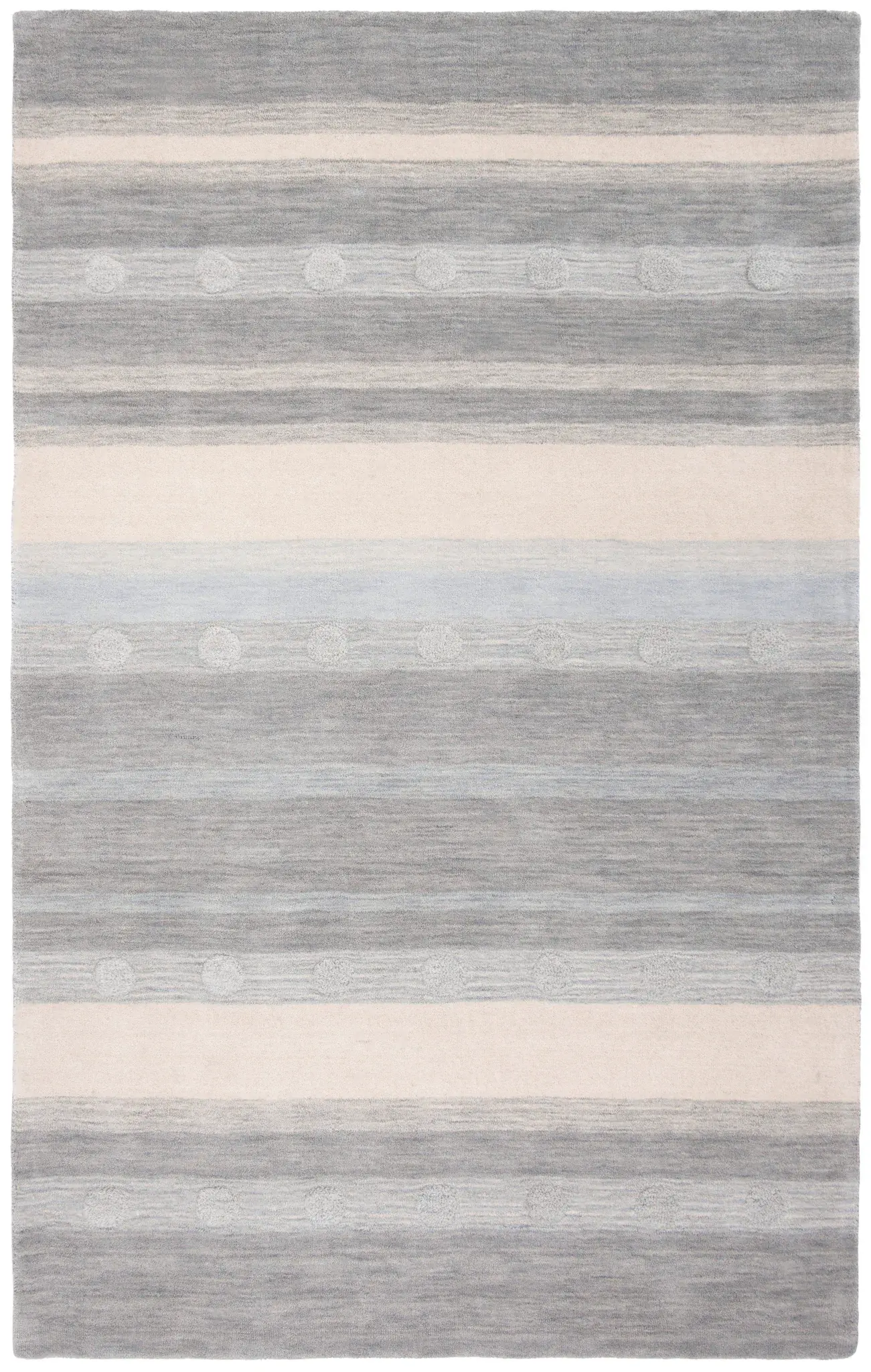 Safavieh Kids Stripes And Dots Hand-Loomed Wool Rug