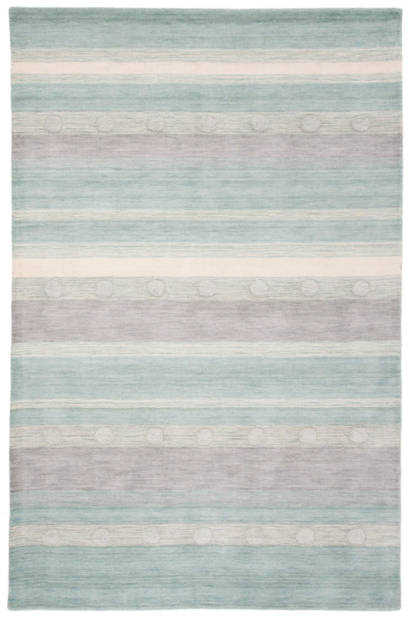 Safavieh Kids Stripes And Dots Hand-Loomed Wool Rug