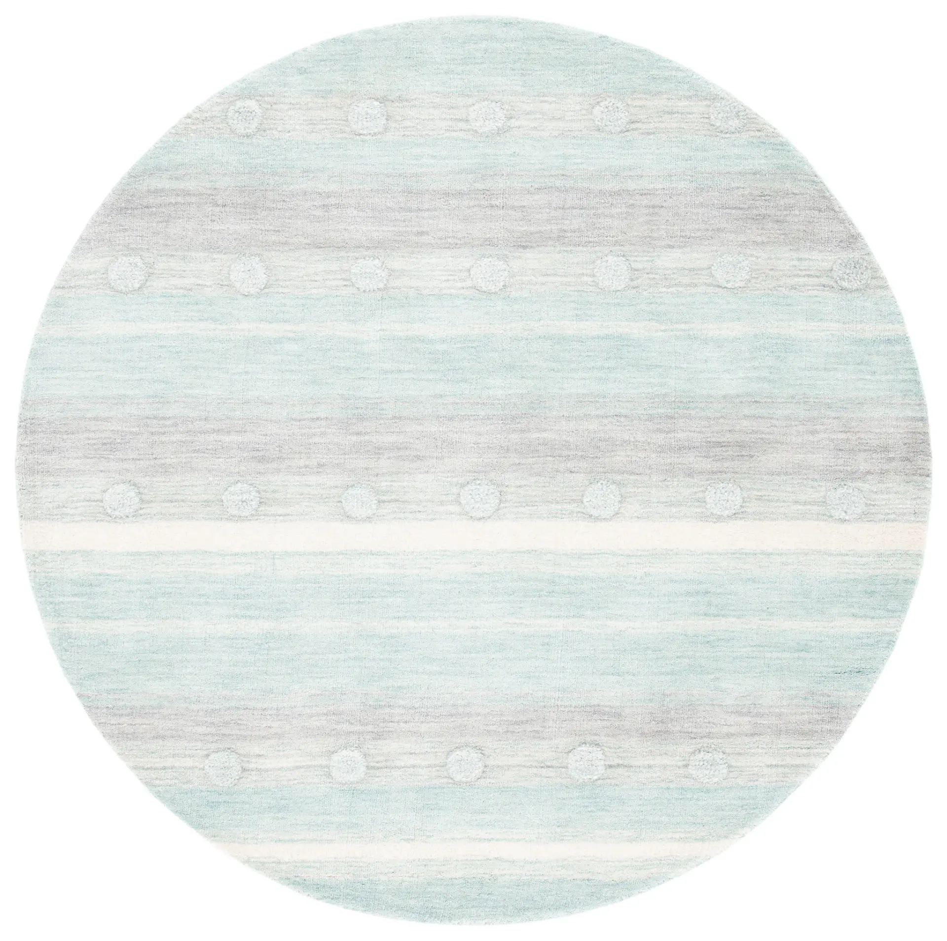 Safavieh Kids Stripes And Dots Hand-Loomed Wool Rug