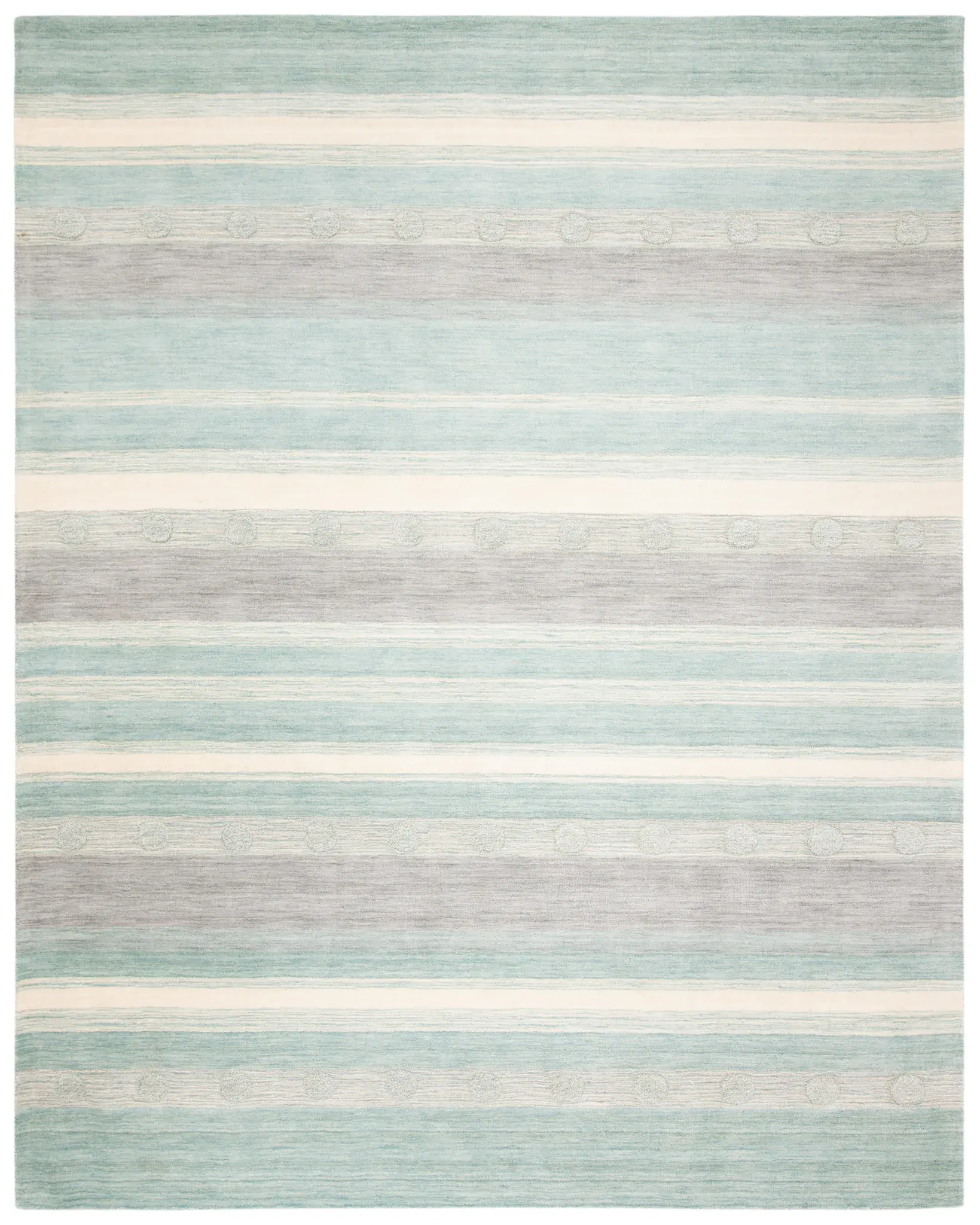 Safavieh Kids Stripes And Dots Hand-Loomed Wool Rug
