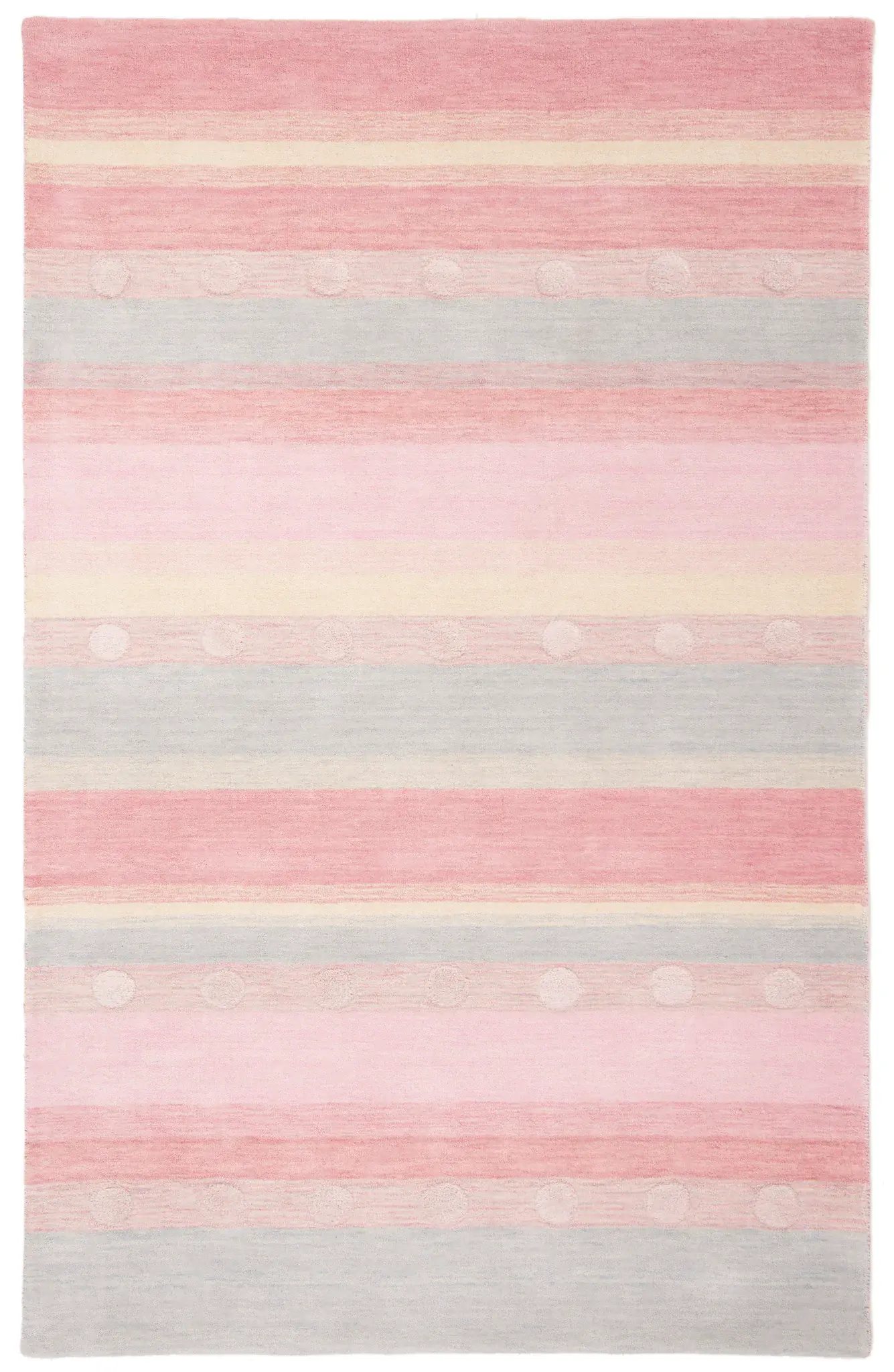 Safavieh Kids Stripes And Dots Hand-Loomed Wool Rug