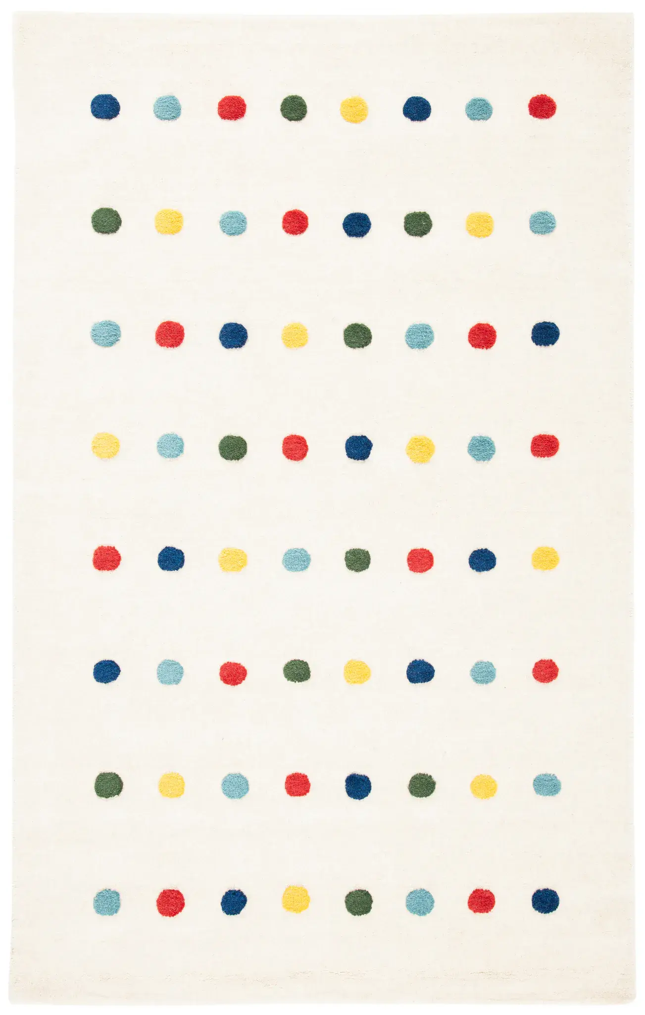 Safavieh Kids Polka Dot Hand-Loomed Wool Rug