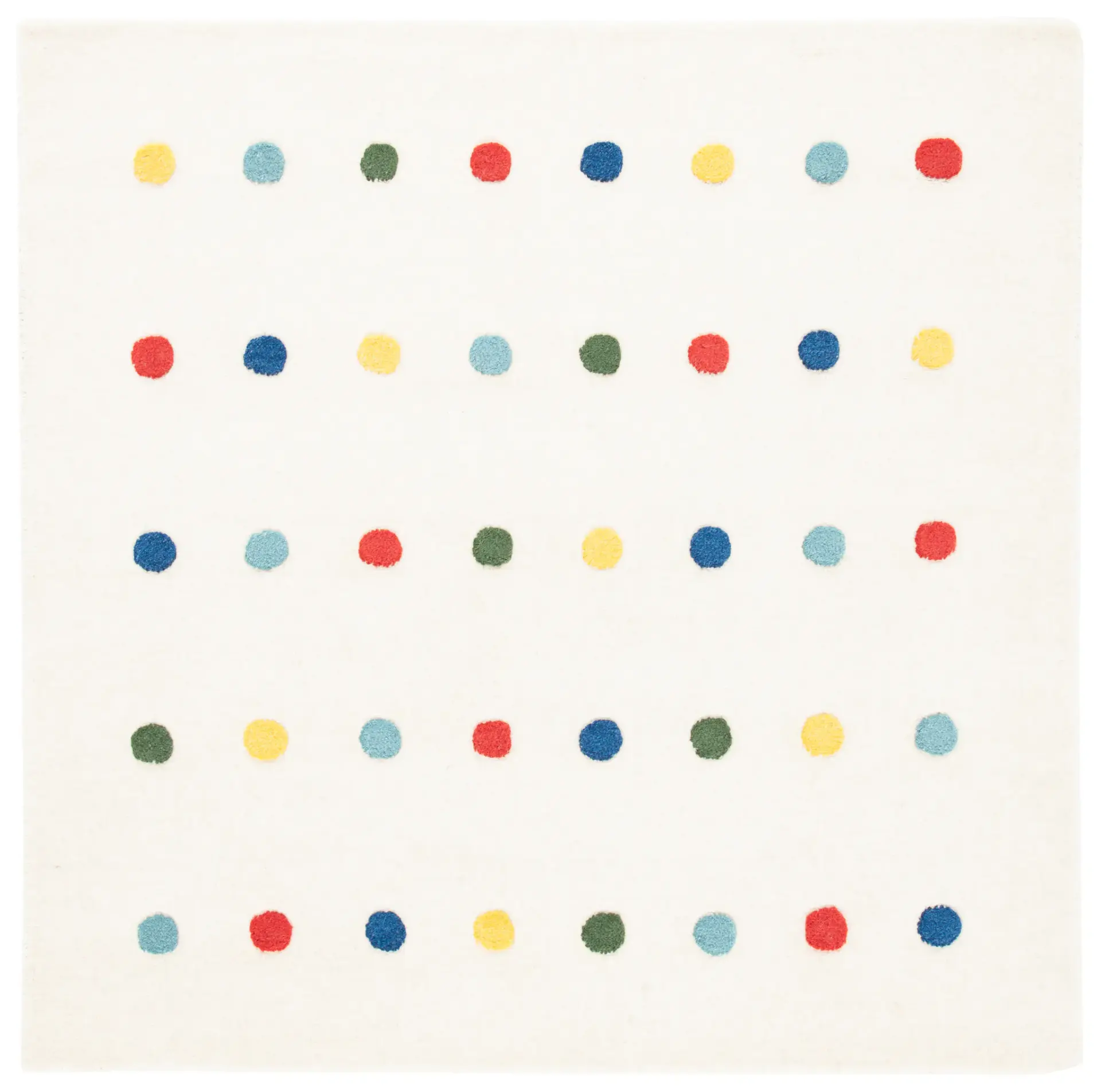 Safavieh Kids Polka Dot Hand-Loomed Wool Rug