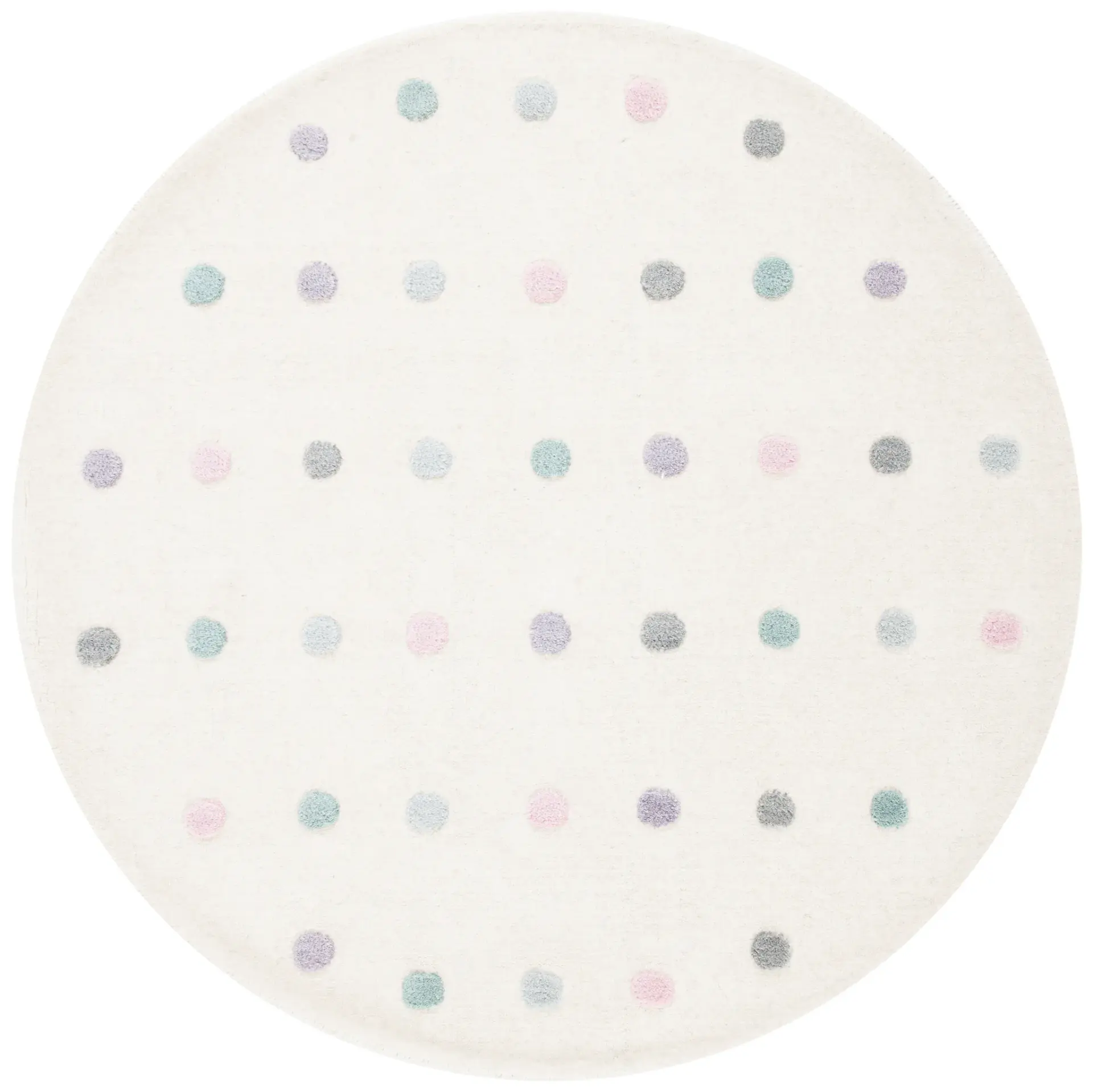Safavieh Kids Polka Dot Hand-Loomed Wool Rug