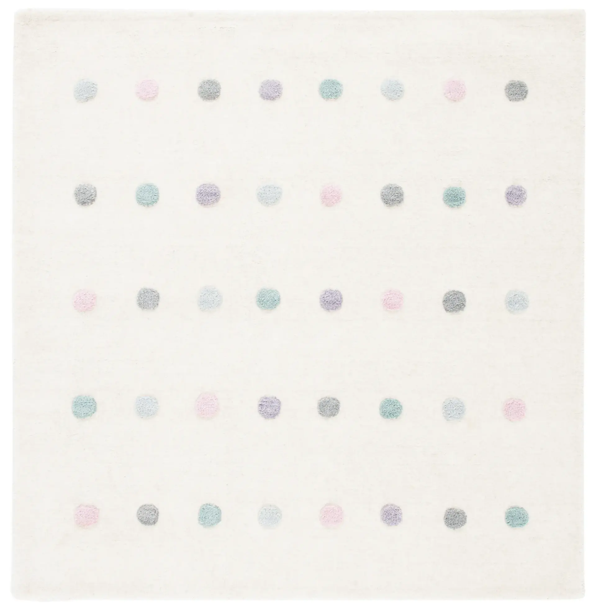 Safavieh Kids Polka Dot Hand-Loomed Wool Rug