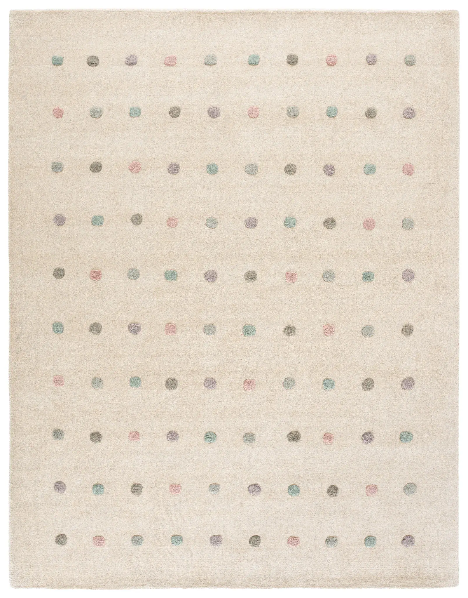 Safavieh Kids Polka Dot Hand-Loomed Wool Rug