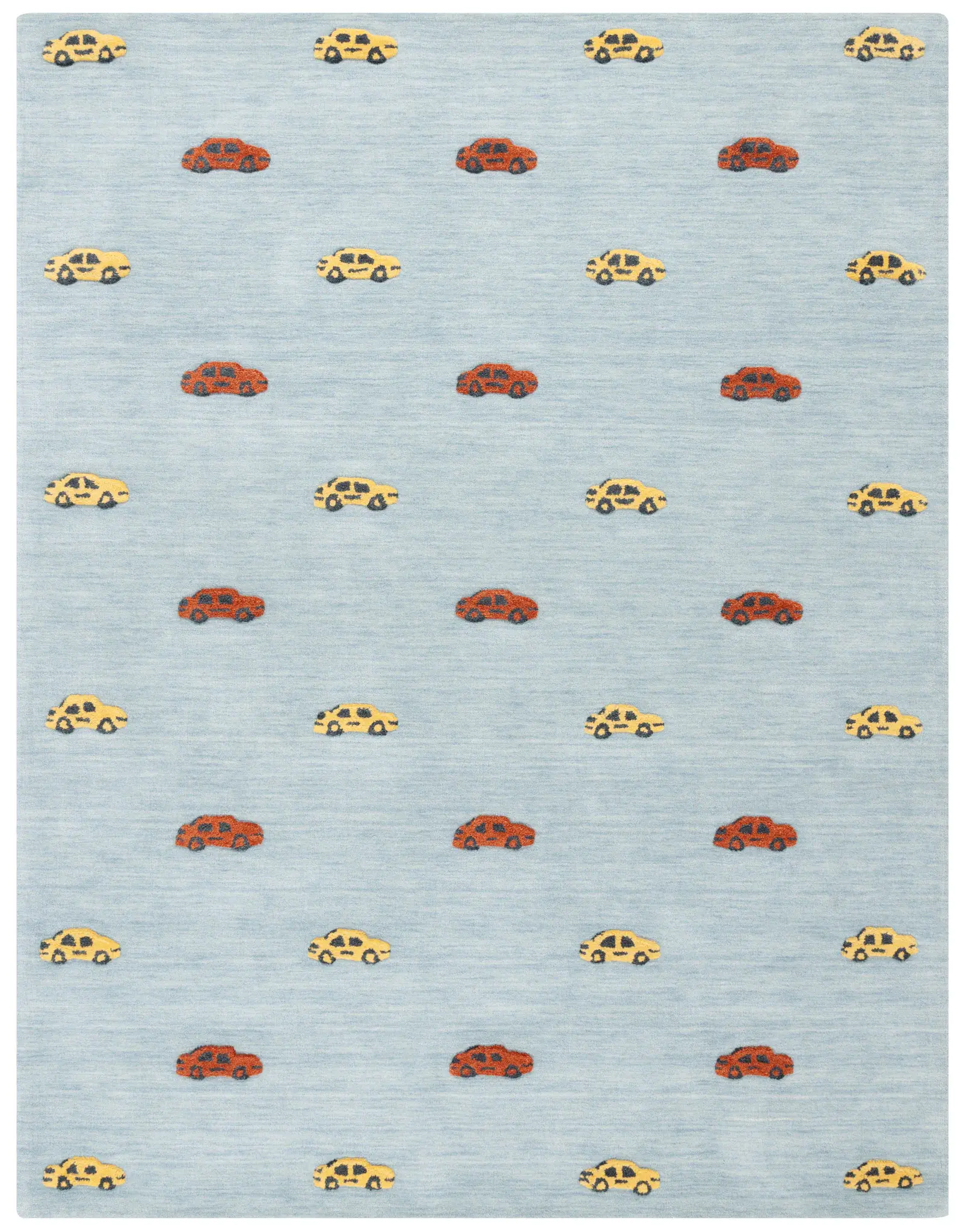 Safavieh Kids Toy Car Hand-Tufted Wool Rug
