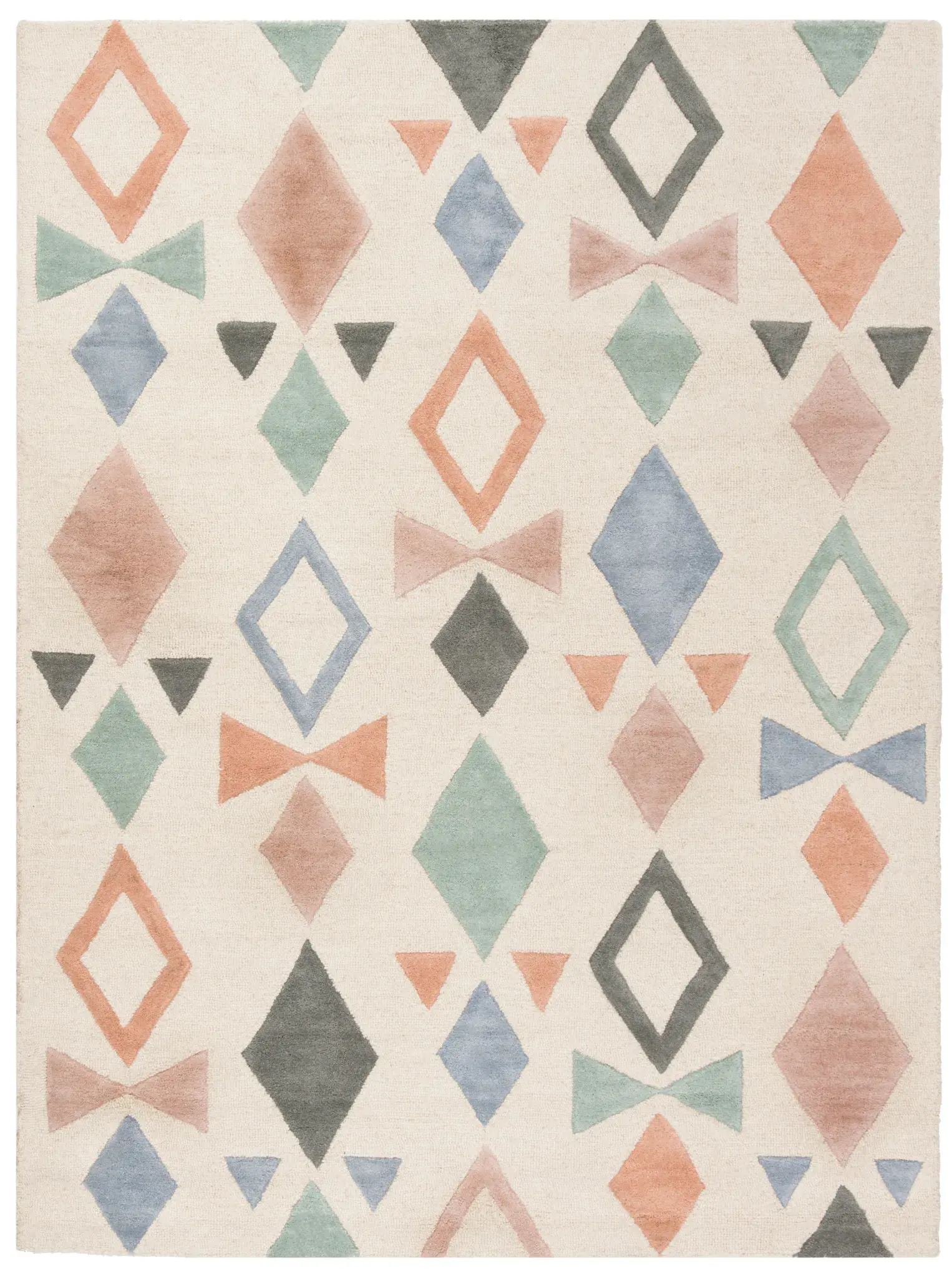 Safavieh Kids Retro Diamond Hand-Tufted Wool Rug