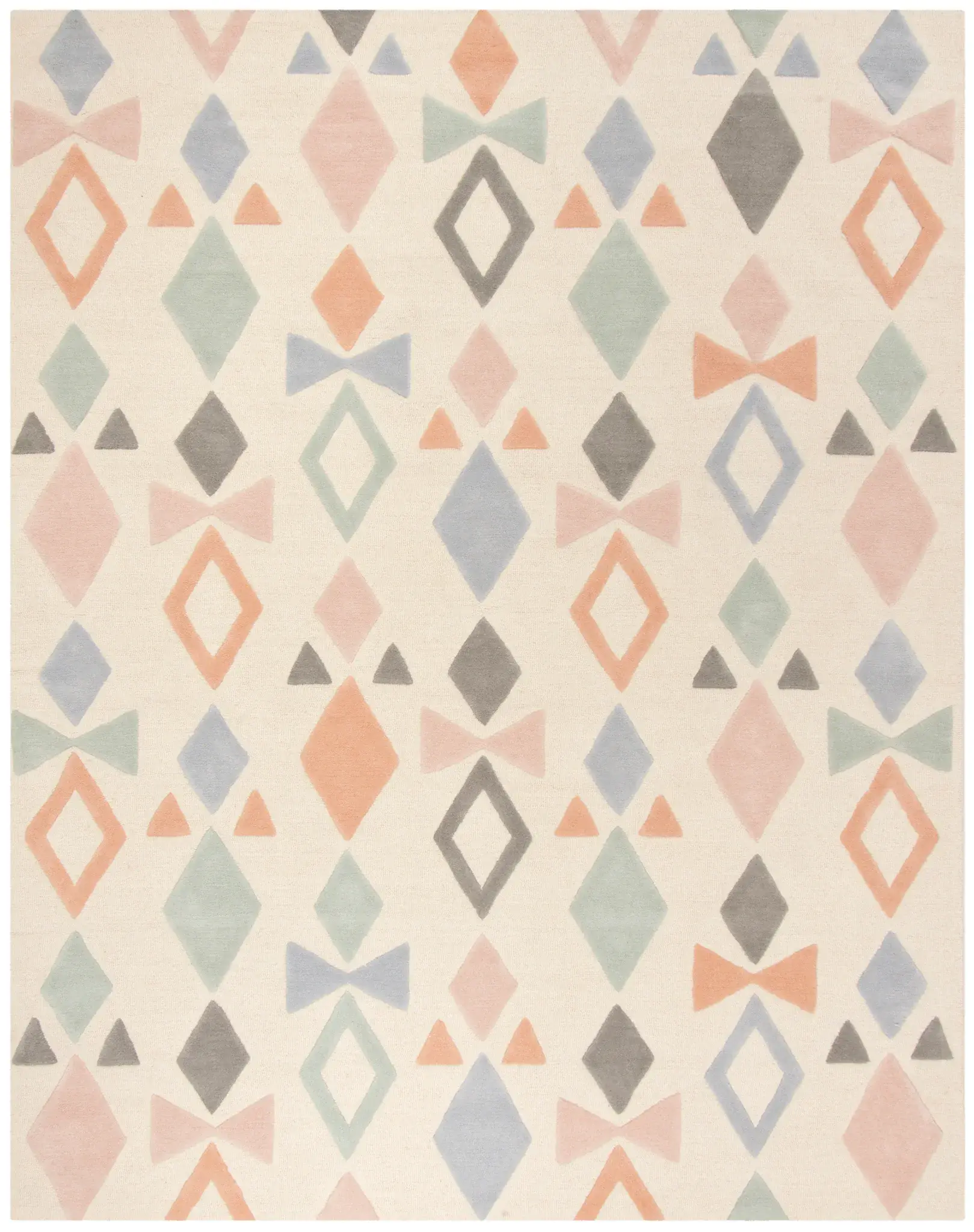 Safavieh Kids Retro Diamond Hand-Tufted Wool Rug