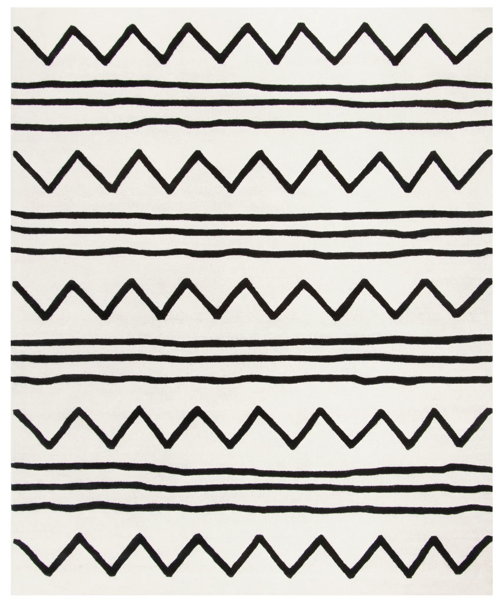 Safavieh Kids Chevron Stripe Hand-Tufted Wool Rug