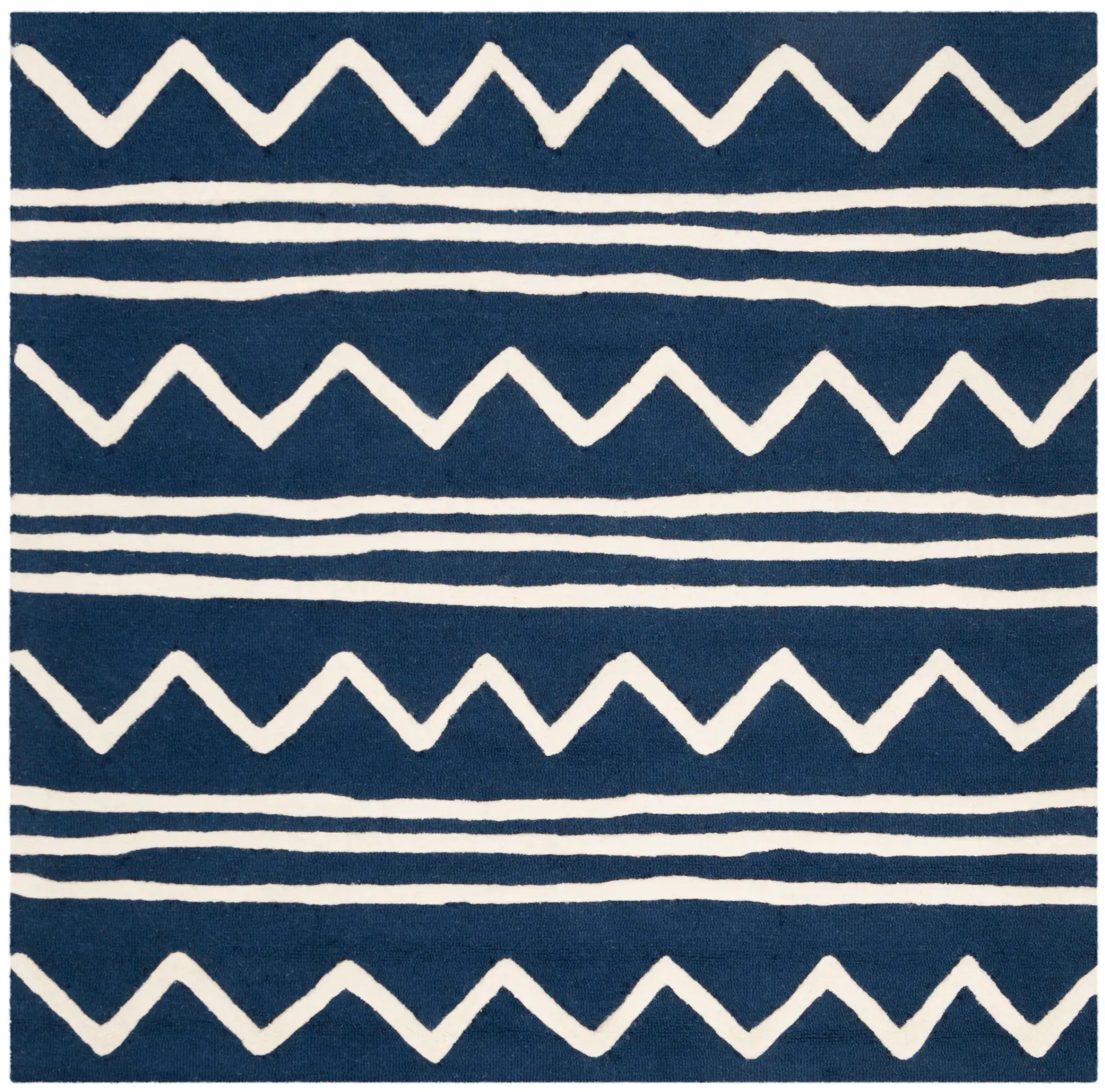 Safavieh Kids Chevron Stripe Hand-Tufted Wool Rug