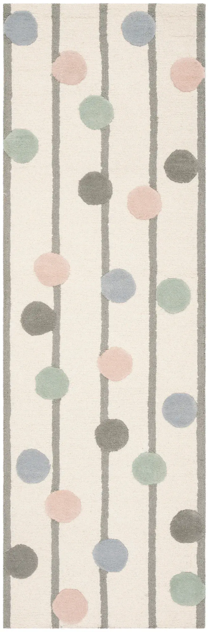 Safavieh Kids Dotted Stripe Hand-Tufted Wool Rug