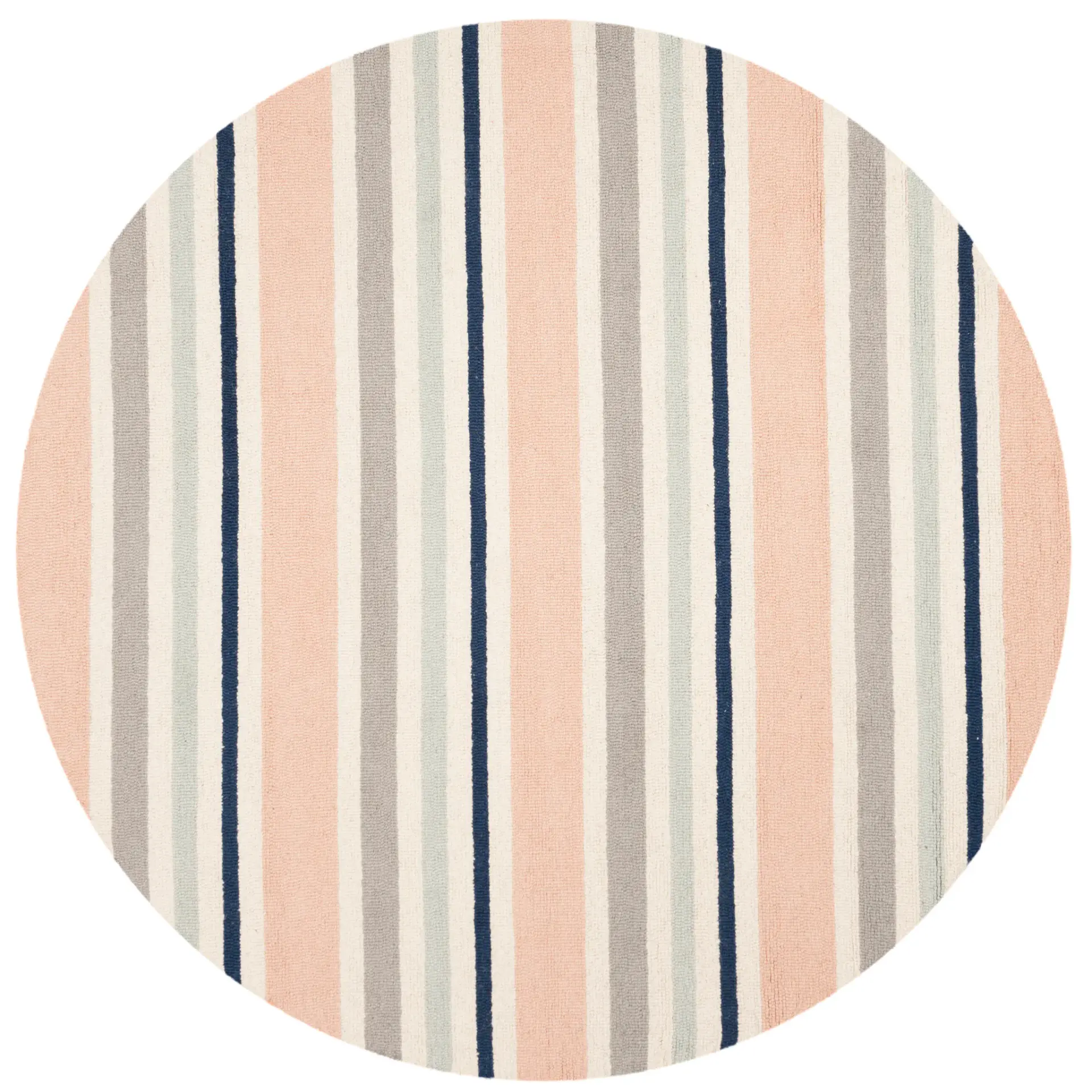 Safavieh Kids Varied Stripe Hand-Tufted Wool Rug