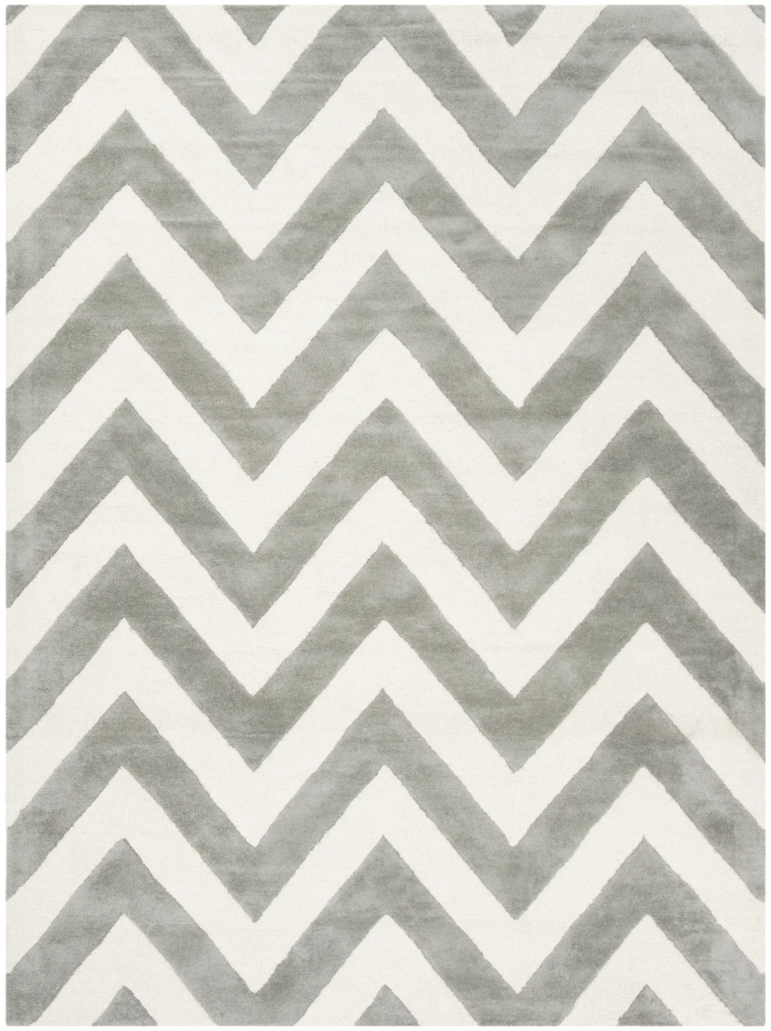 Safavieh Kids Horizontal Chevron Hand-Tufted Wool Rug