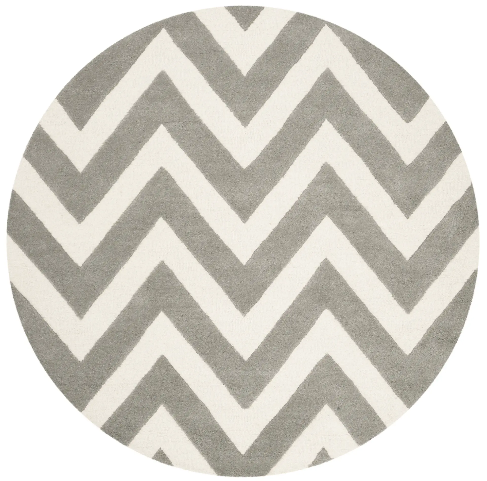 Safavieh Kids Horizontal Chevron Hand-Tufted Wool Rug