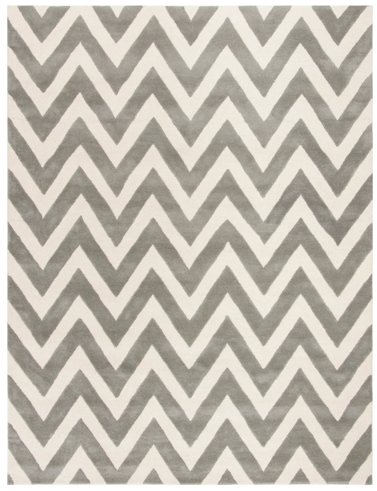 Safavieh Kids Horizontal Chevron Hand-Tufted Wool Rug