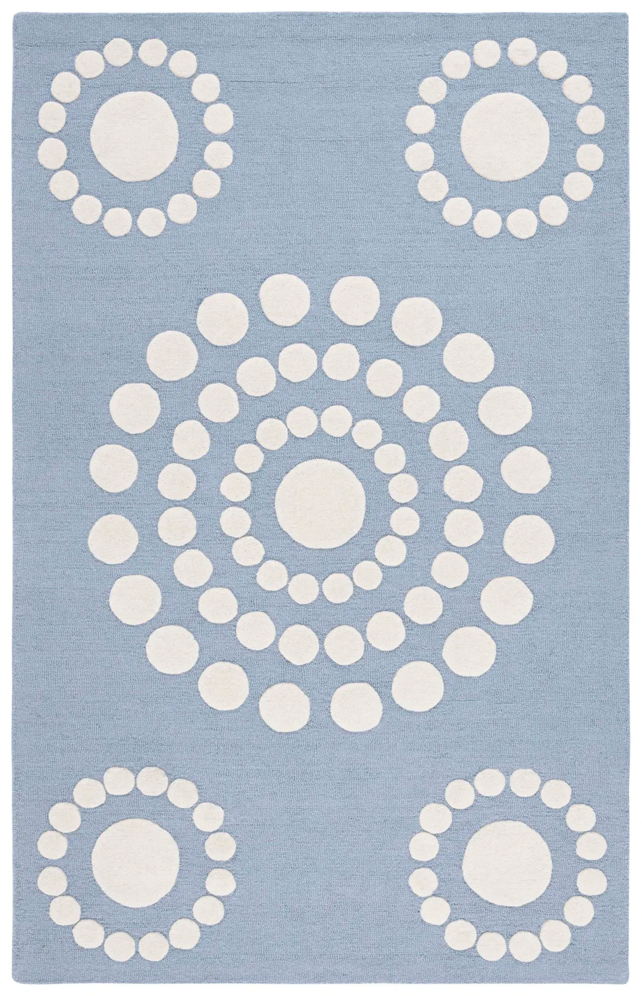 Safavieh Kids Dotted Rings Hand-Tufted Wool Rug