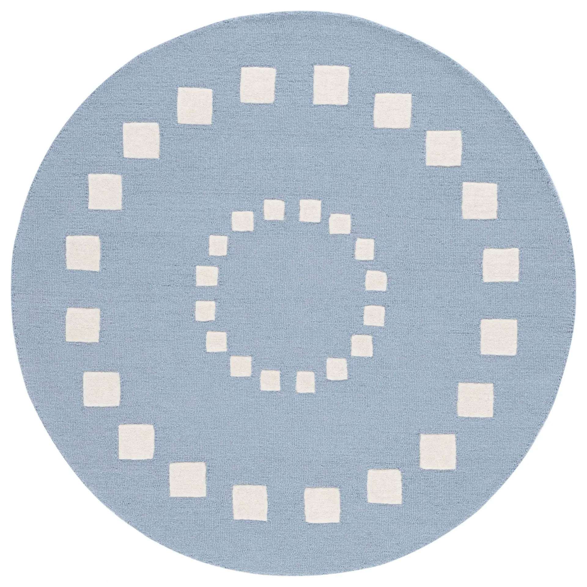 Safavieh Kids Concentric Squares Hand-Tufted Wool Rug