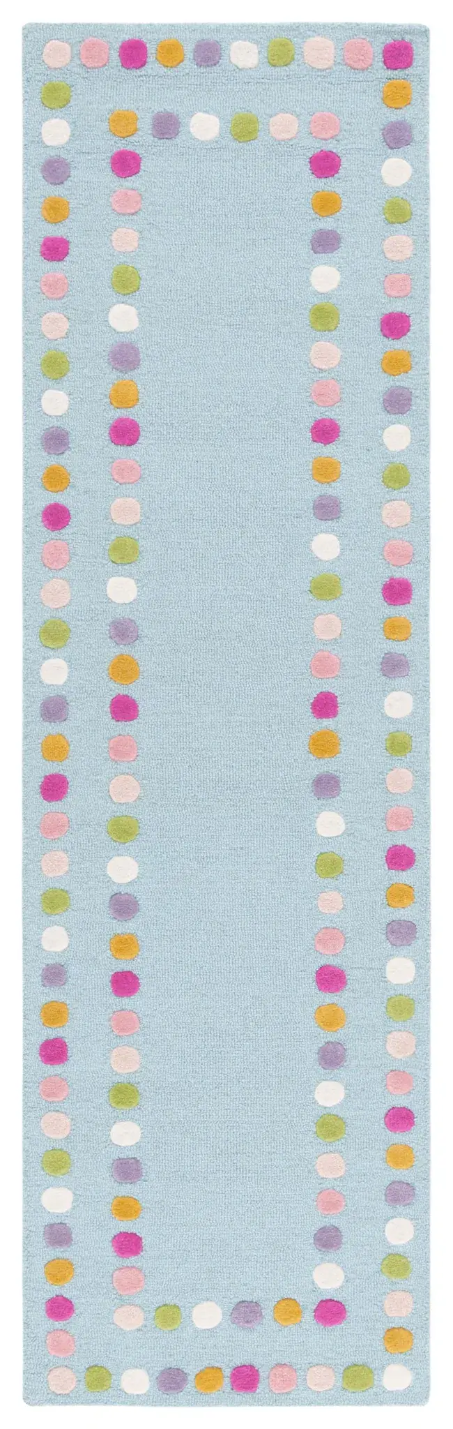 Safavieh Kids Double Dotted Border Hand-Tufted Wool Rug