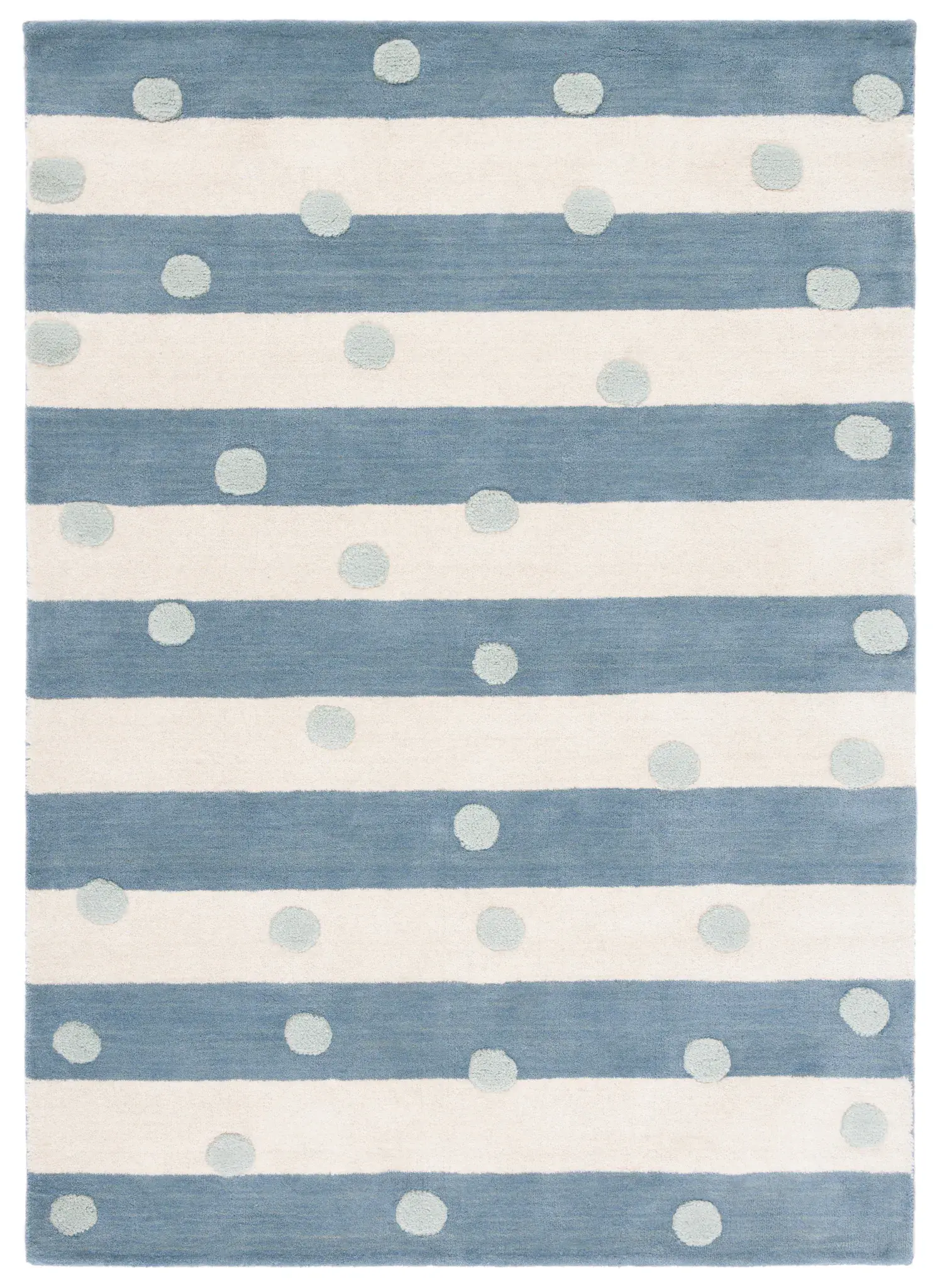Safavieh Kids Coastal Striped Hand-Loomed Wool Rug