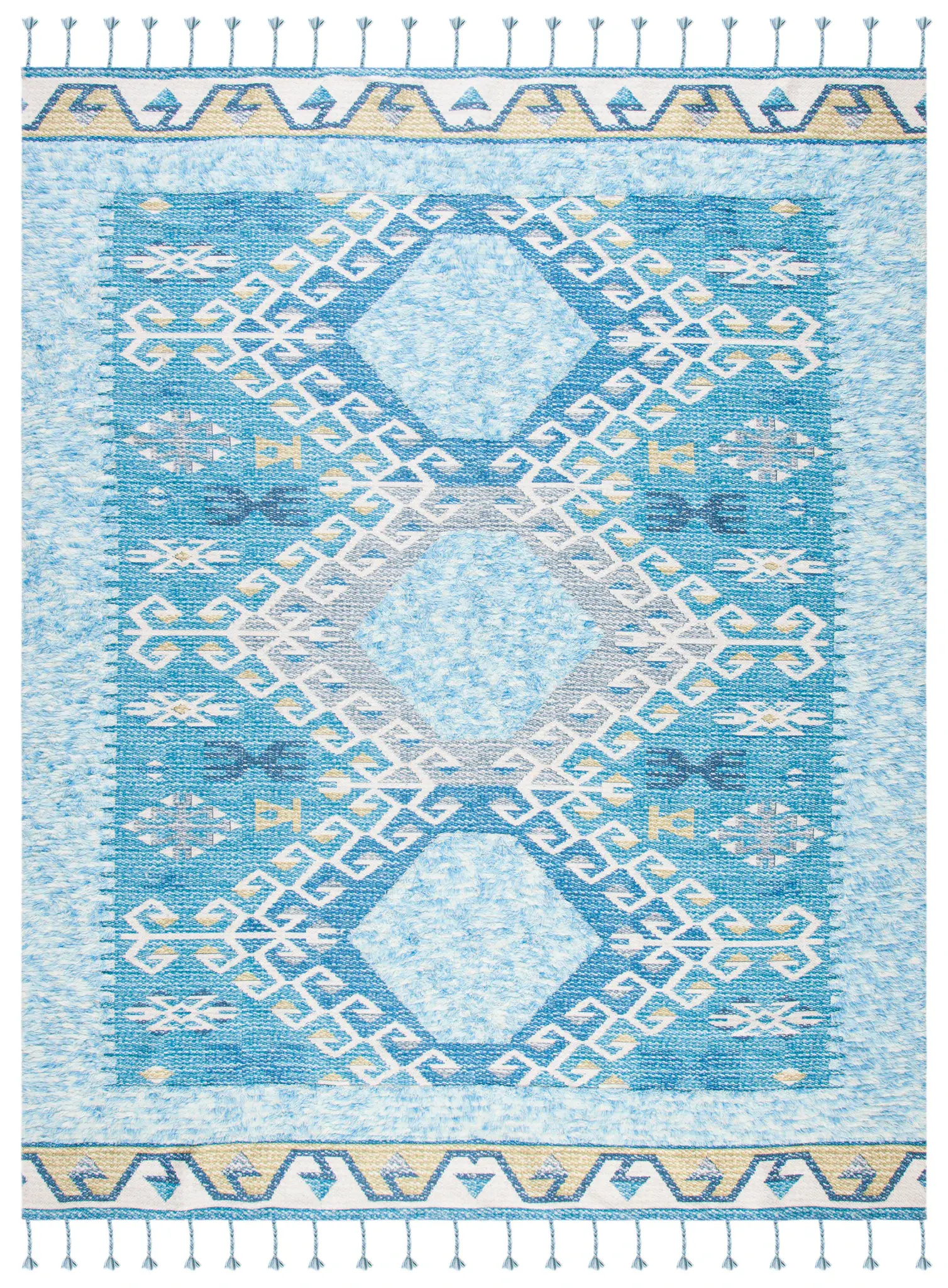 Saffron Tribal Medallion Hand-Loomed Wool Rug