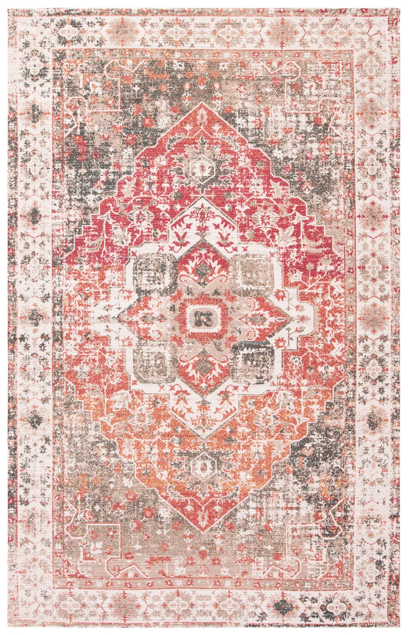 Saffron Ornate Medallion Hand-Loomed Rug
