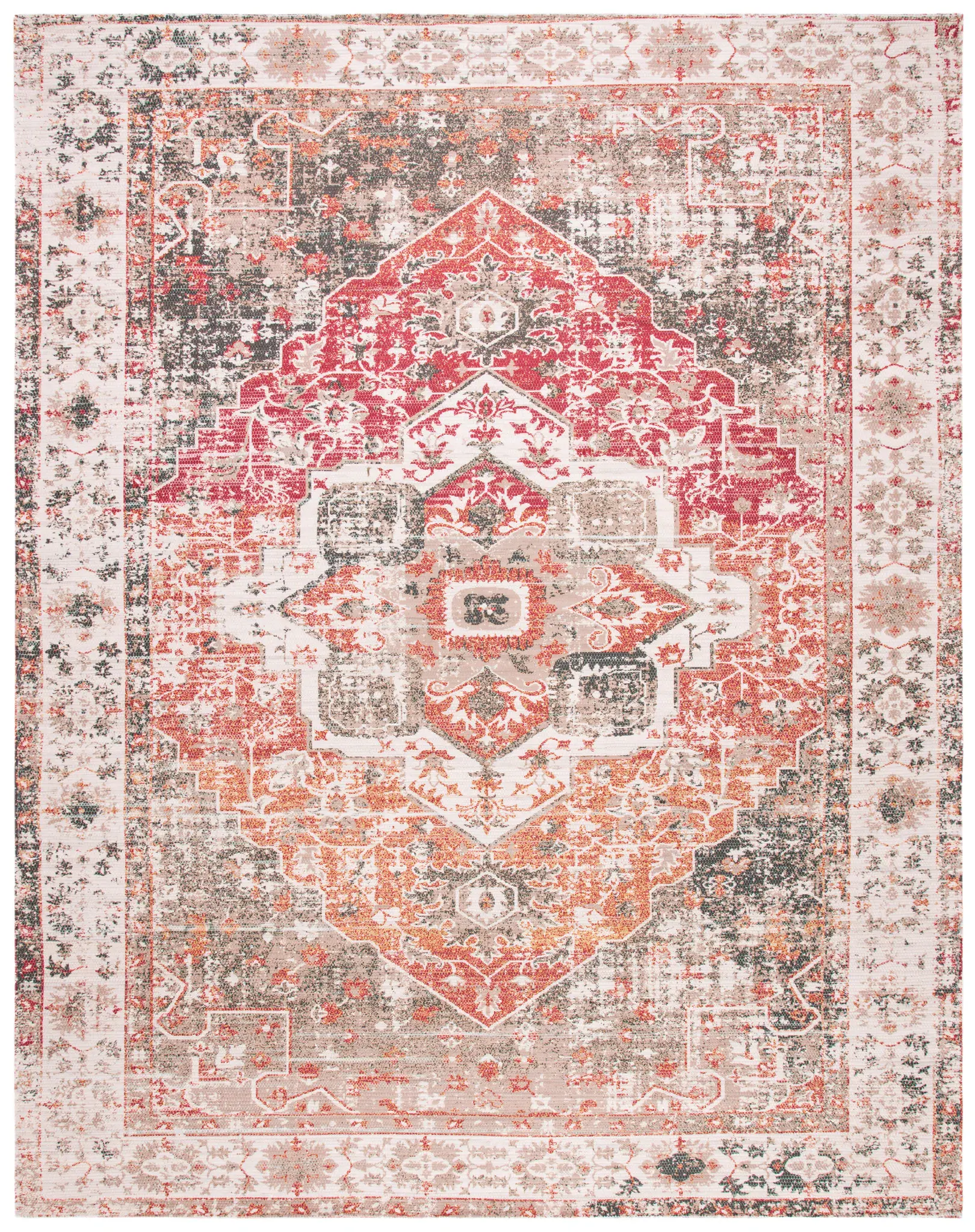 Saffron Ornate Medallion Hand-Loomed Rug