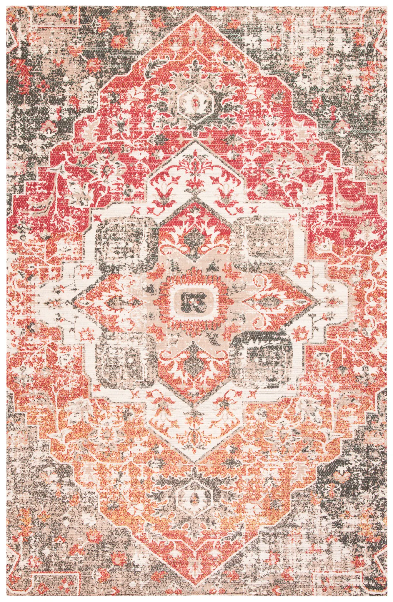 Saffron Ornate Medallion Hand-Loomed Rug