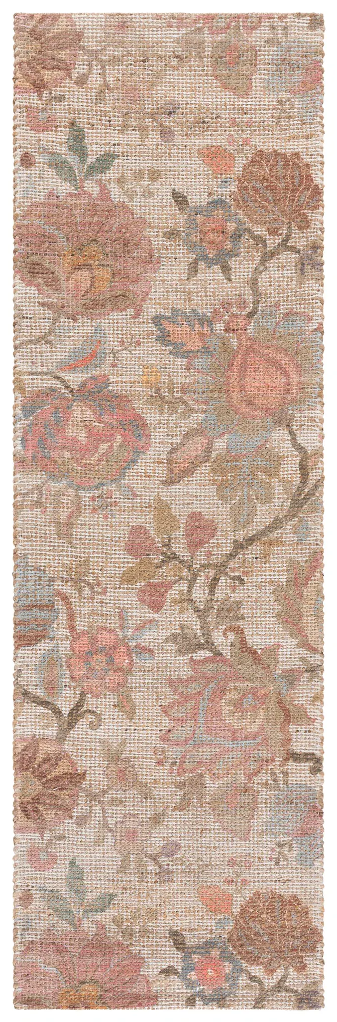 Saffron Floral Vine Hand-Woven Rug