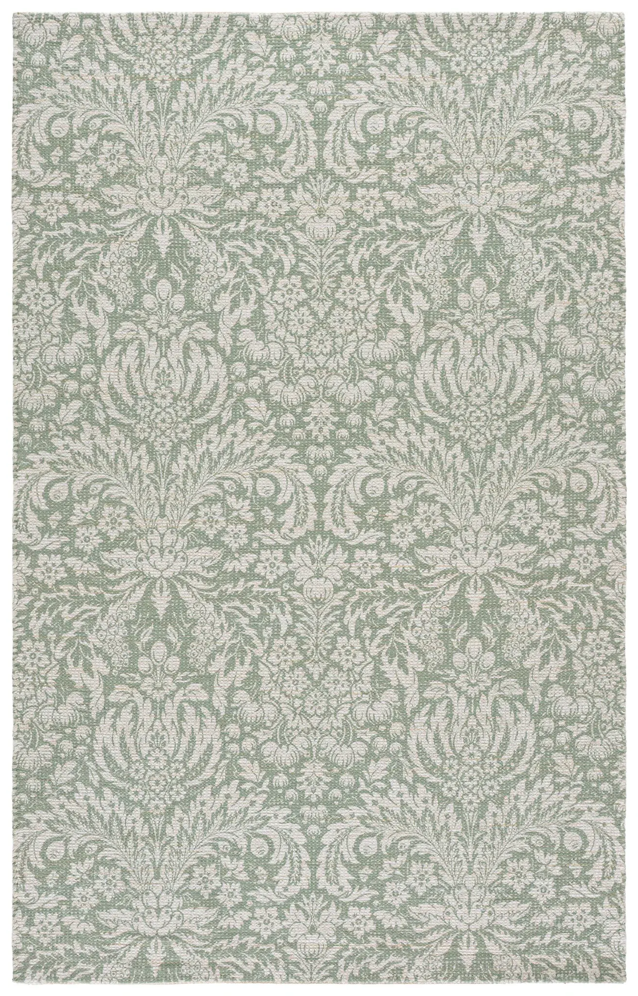 Saffron Traditional Damask Rug