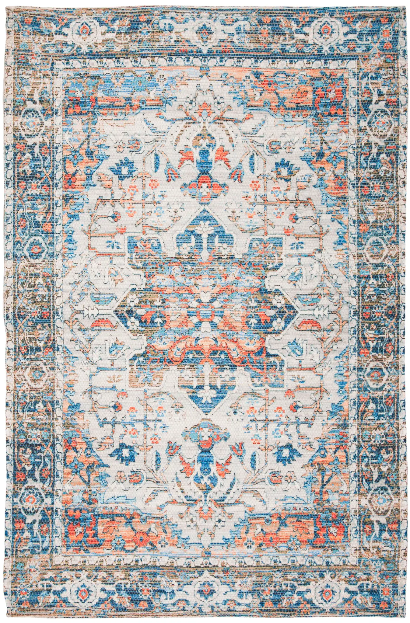 Saffron Vintage Medallion Hand-Loomed Rug
