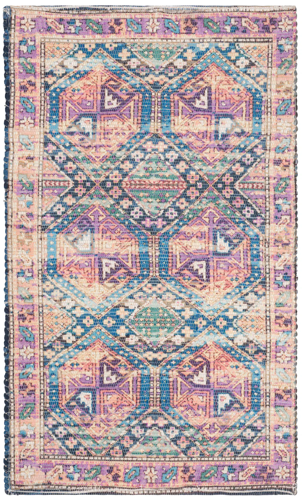 Saffron Tribal Geometric Hand-Loomed Rug