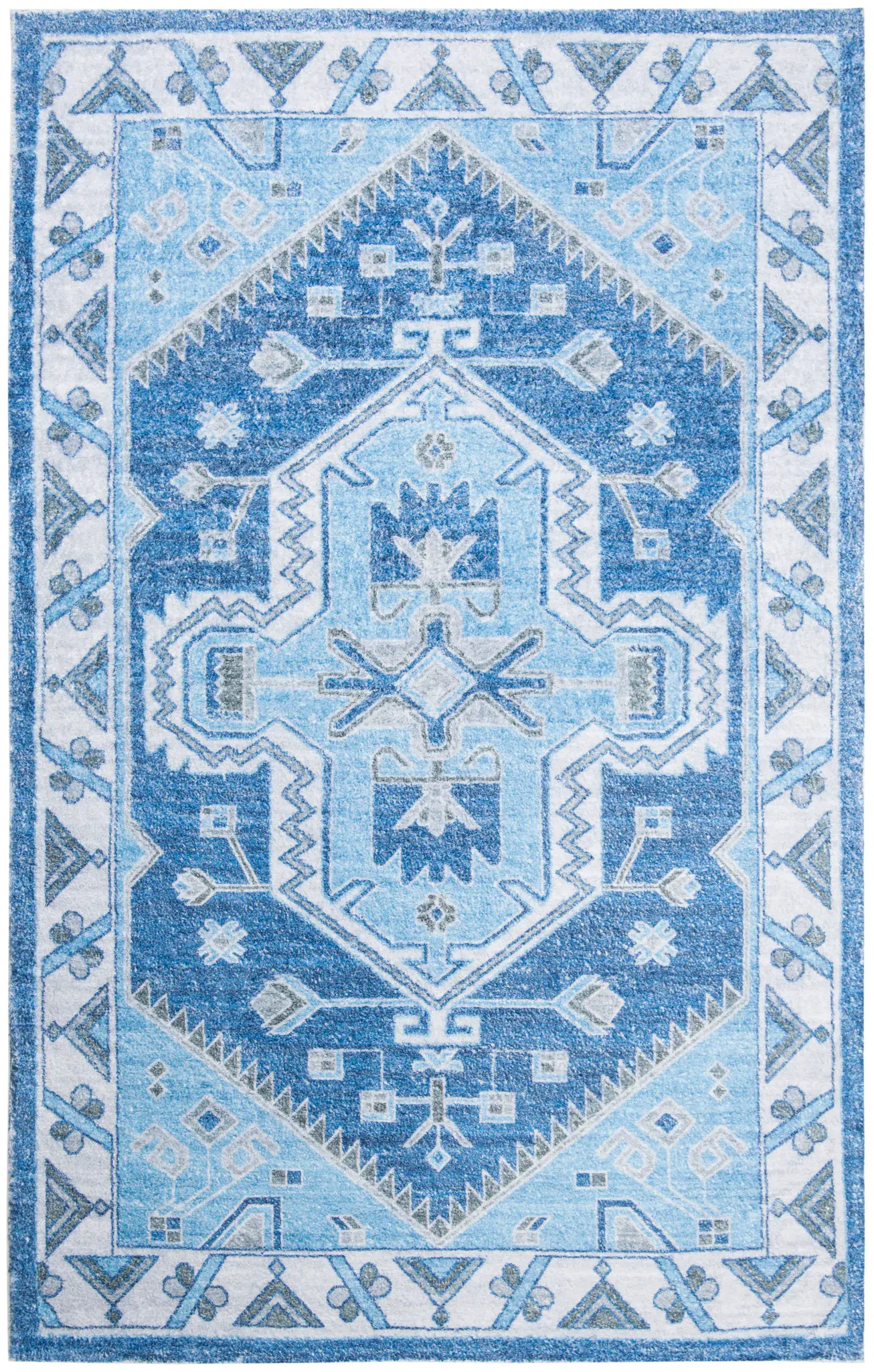 Saffron Tribal Diamond Medallion Hand-Loomed Rug