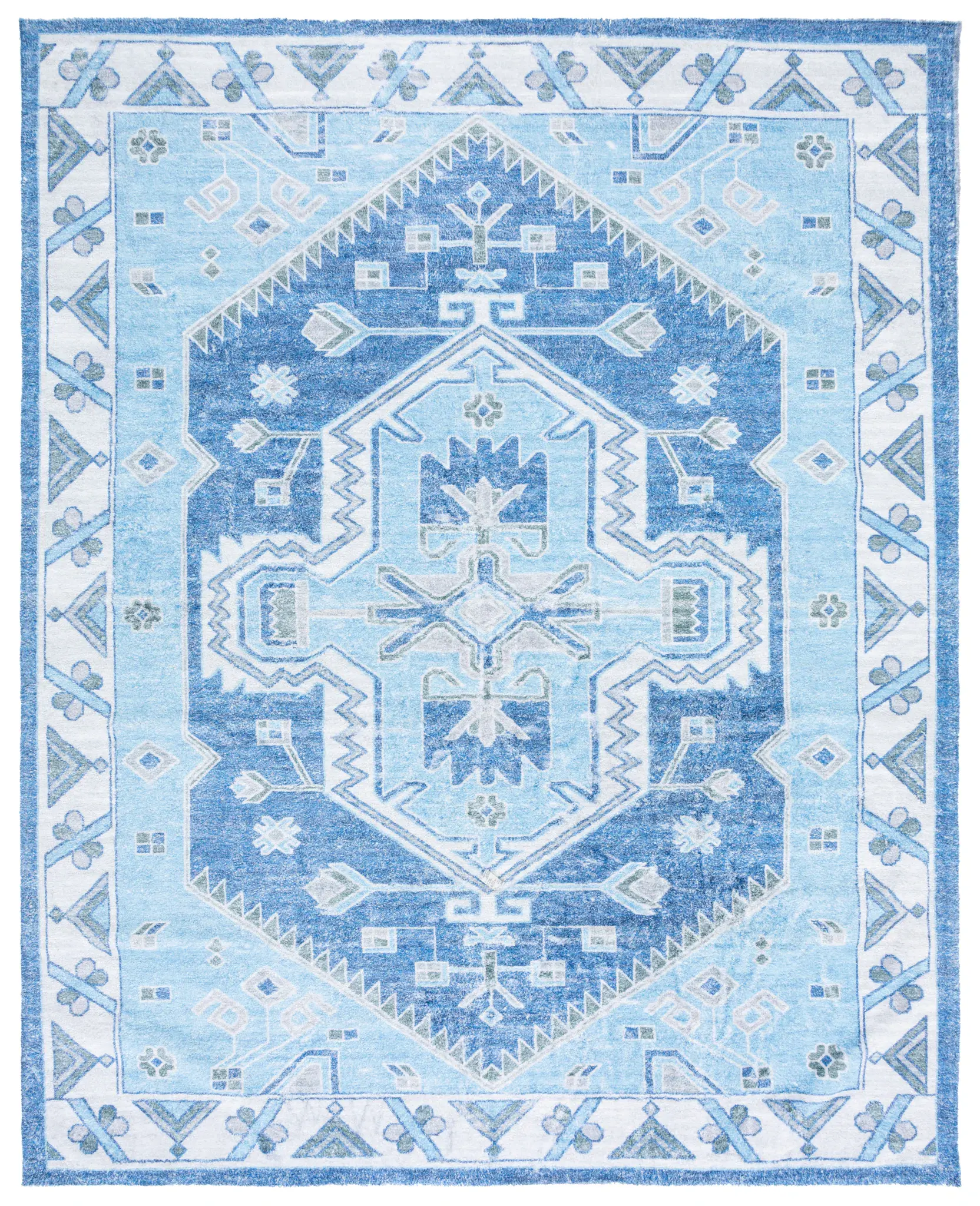 Saffron Tribal Diamond Medallion Hand-Loomed Rug