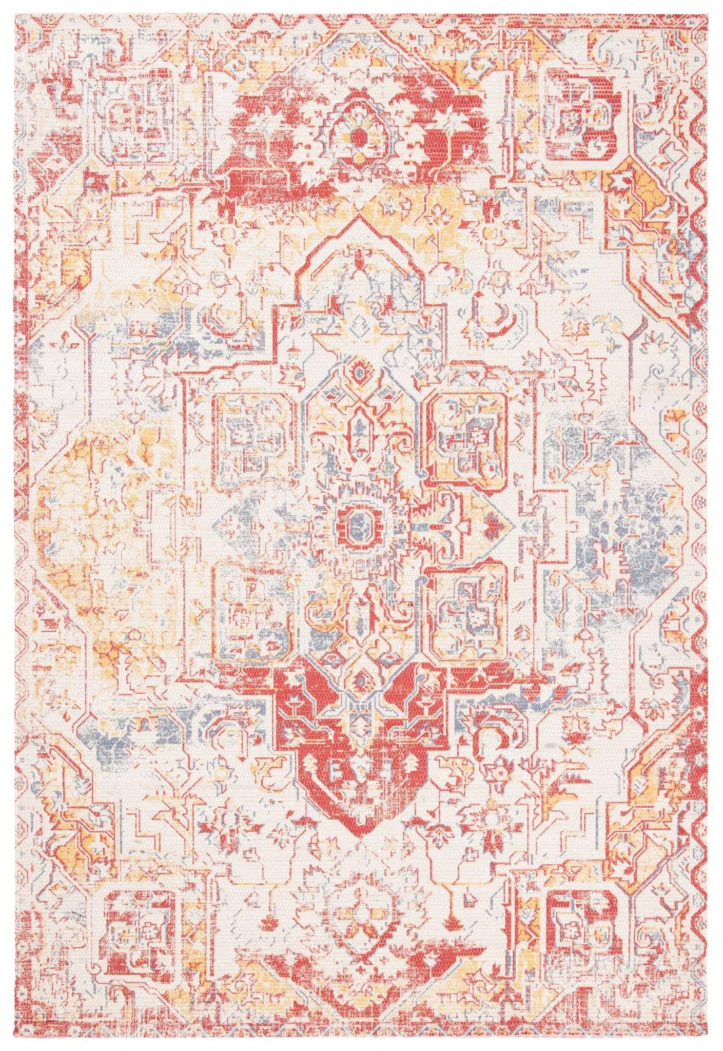 Saffron Medallion Hand-Loomed Rug