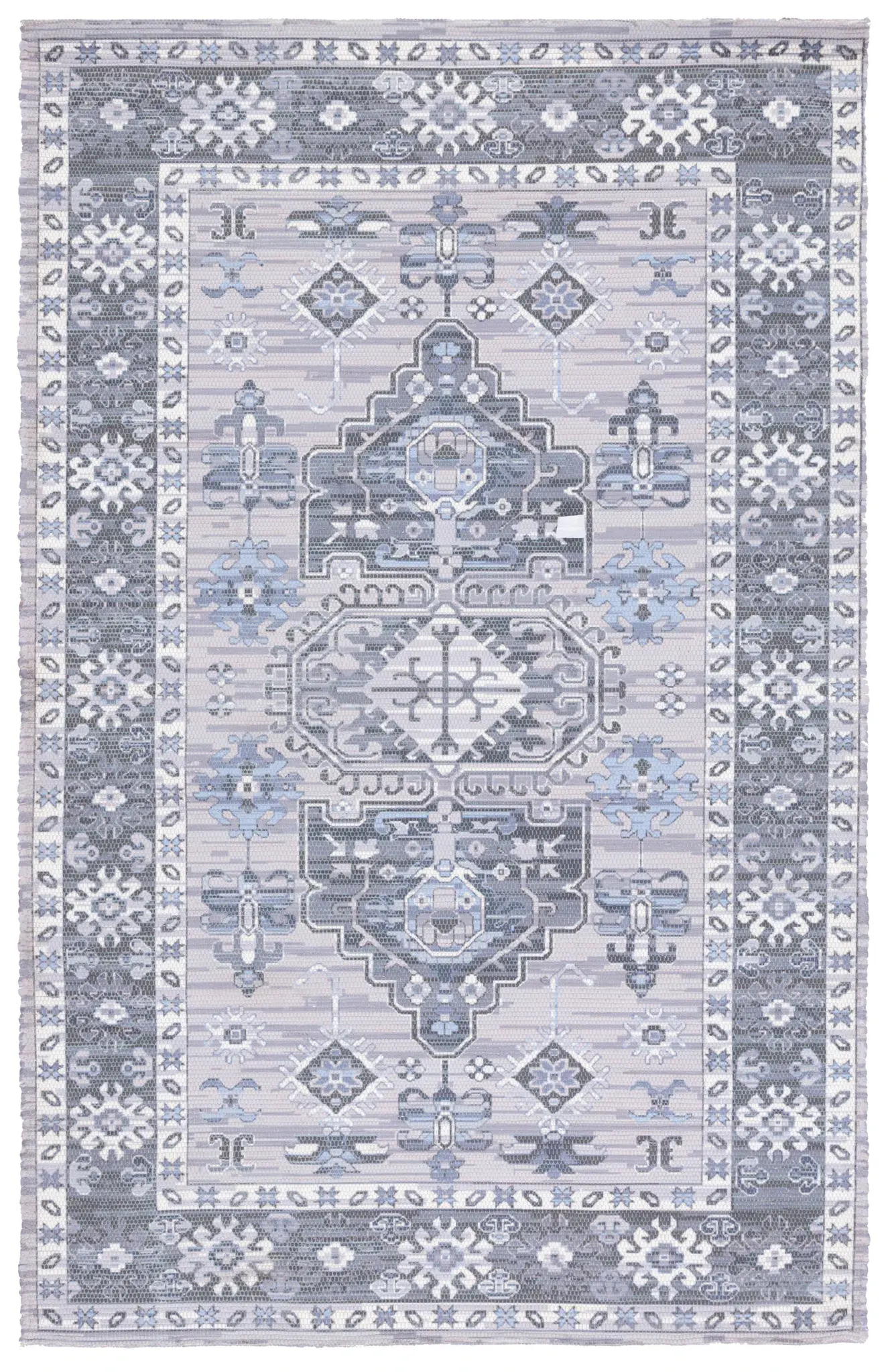Saffron Geometric Medallion Hand-Loomed Rug