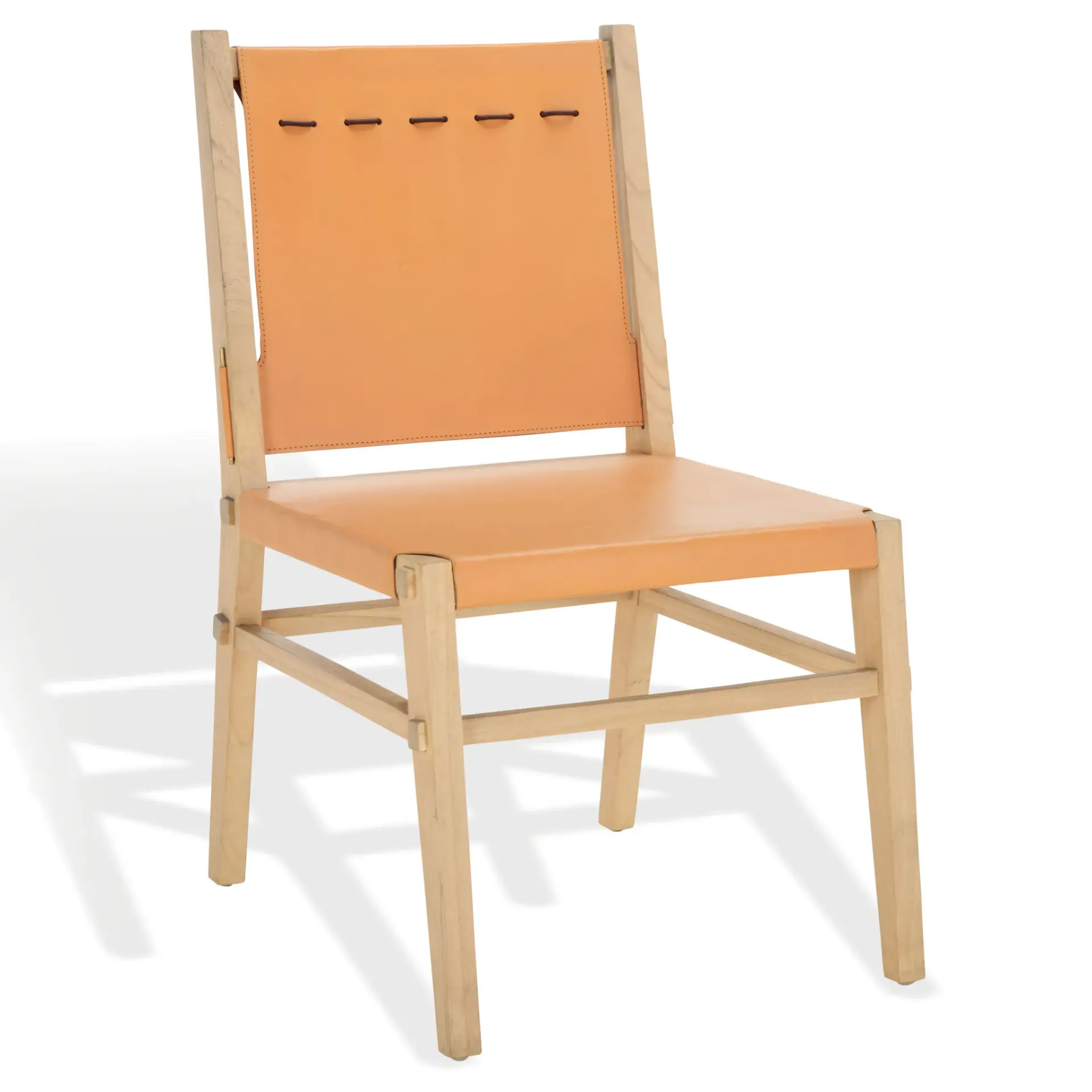 Catriella Leather Dining Chair (Set of 2)