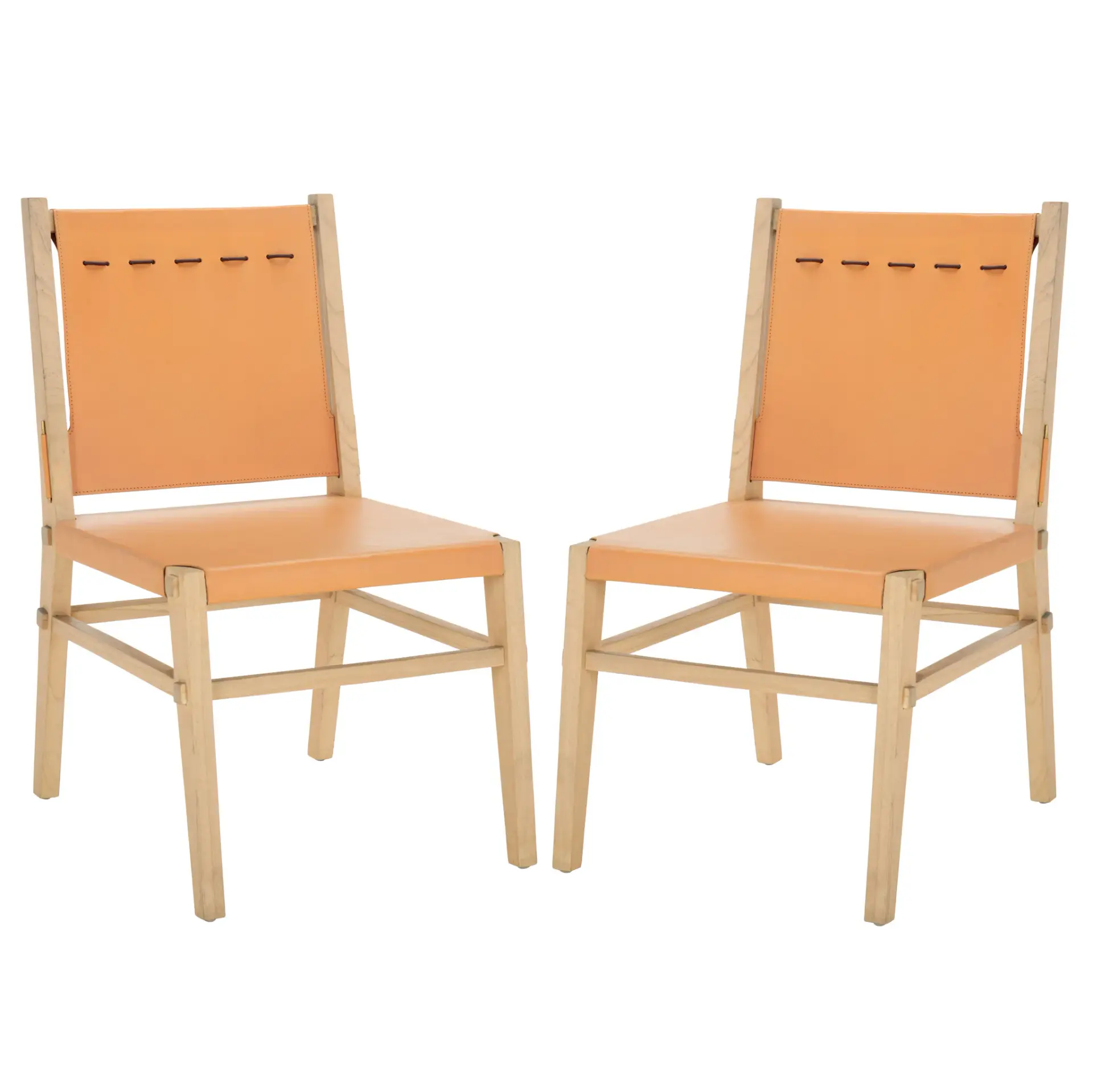 Catriella Leather Dining Chair (Set of 2)