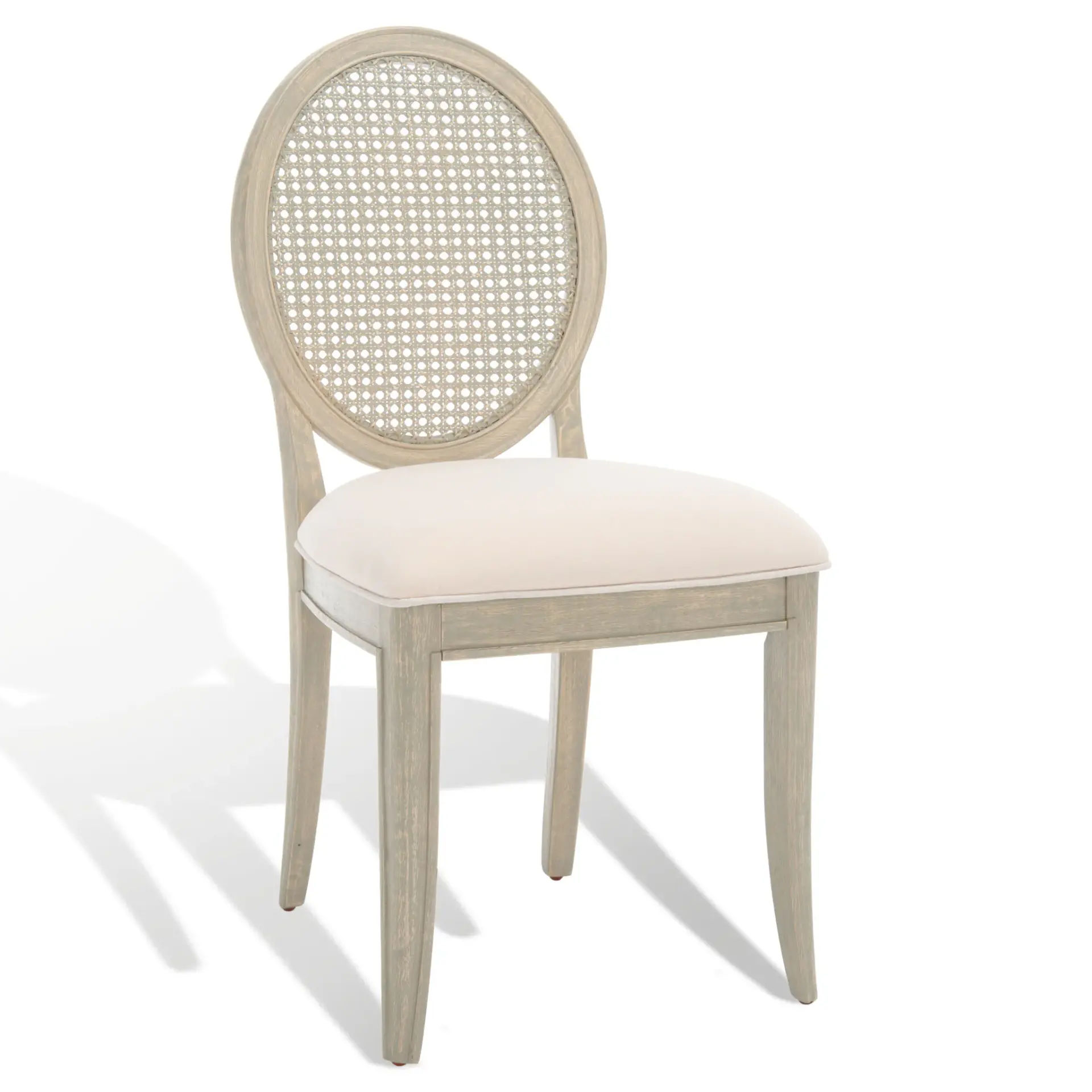 Karlee Rattan Back Dining Chair (Set of 2)