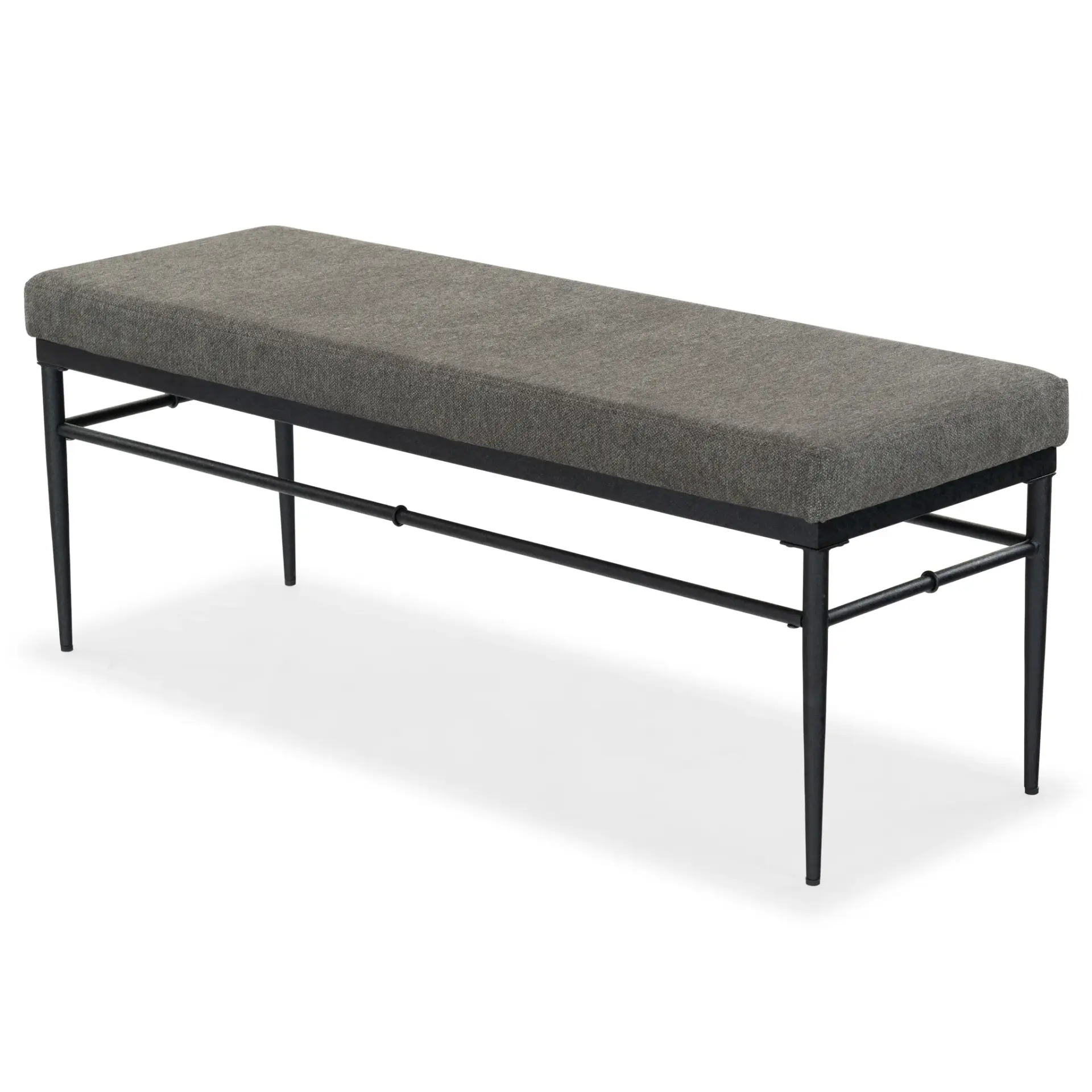 Theabella Linen & Metal Bench