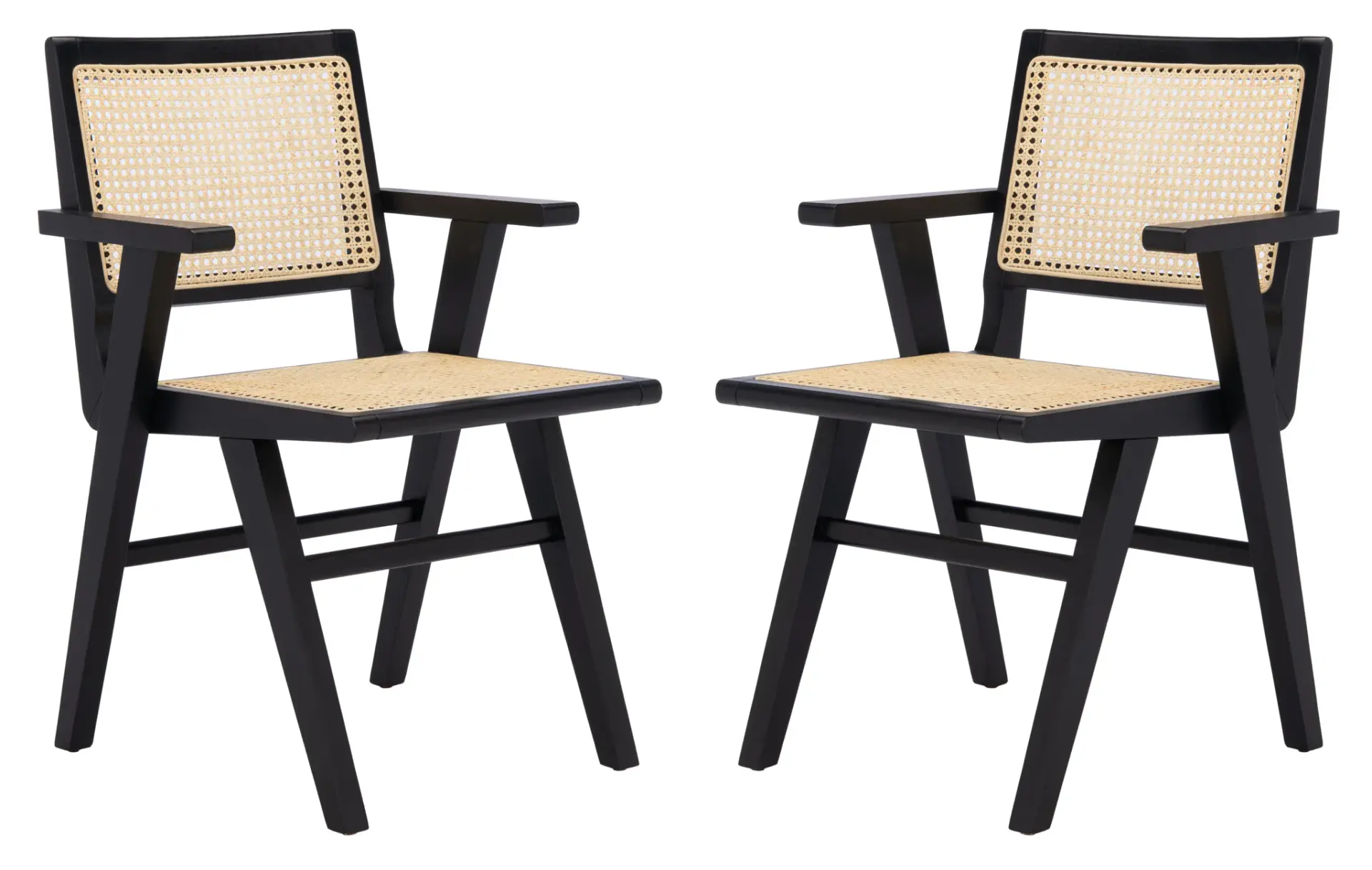 Hattie French Cane Arm Chair (Set of 2)