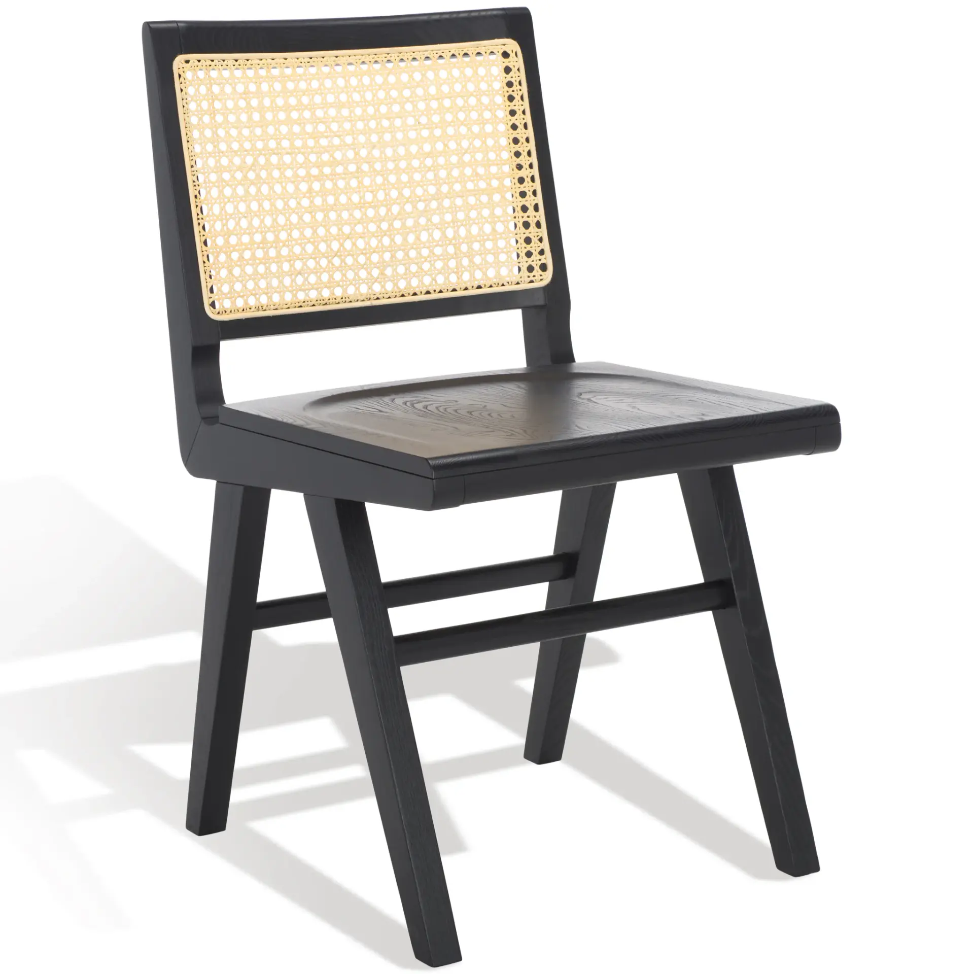 Hattie French Cane Wood Dining Chair (Set of 2)